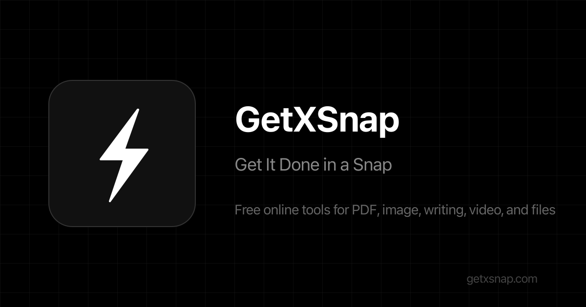 GetXSnap screenshot 1