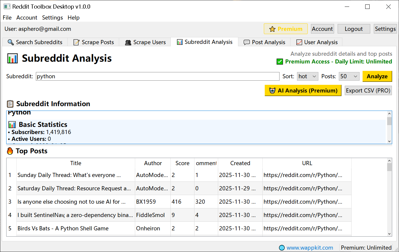 Reddit Toolbox screenshot 8
