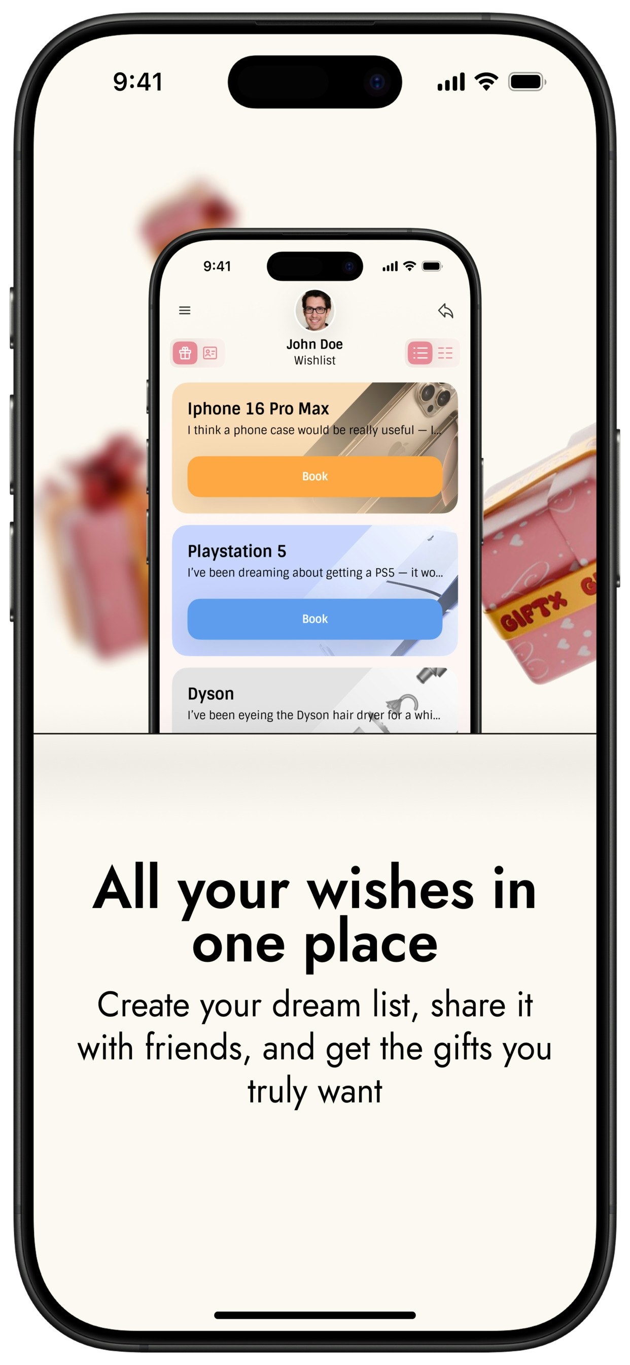 GiftX AI Wishlist screenshot 2