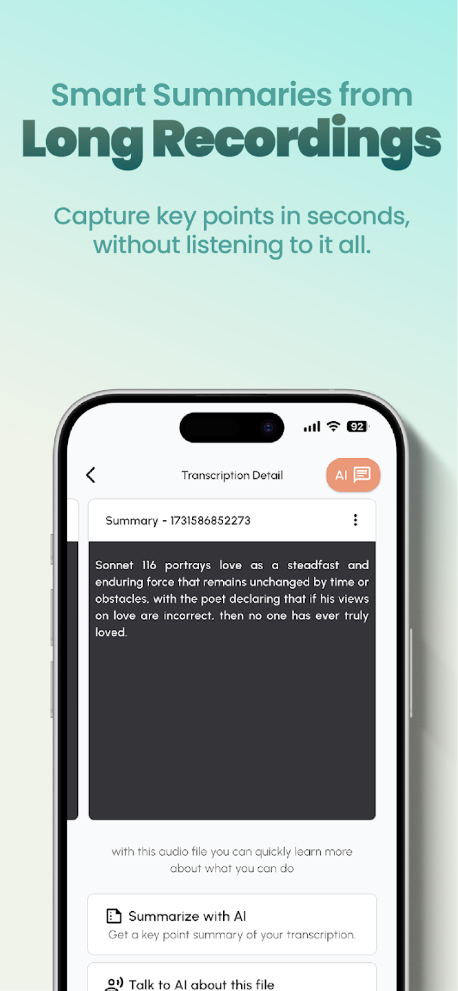 Hear2Text — Transcribe Audio screenshot 3
