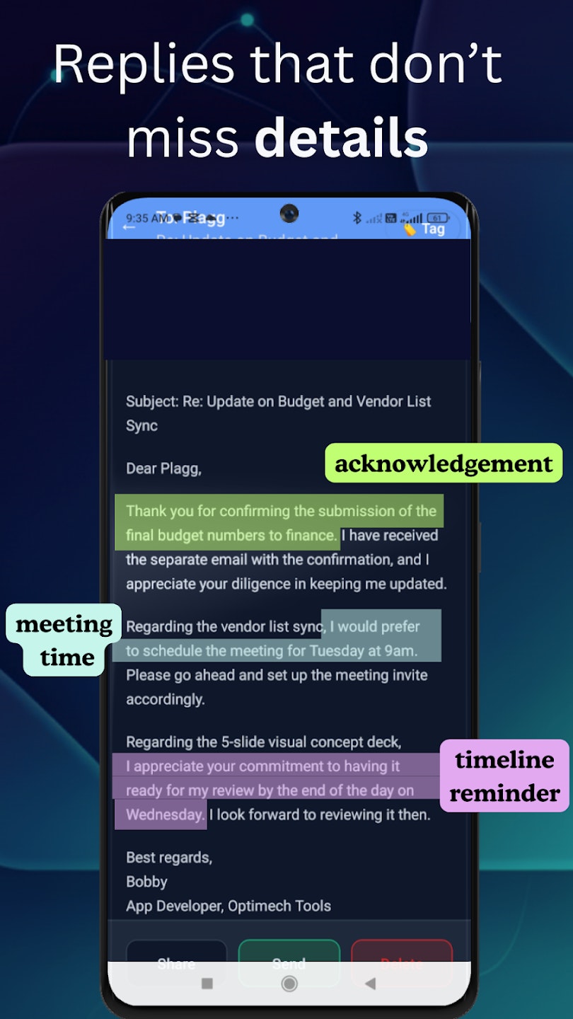 AI Email Reply - Admin Killer screenshot 3