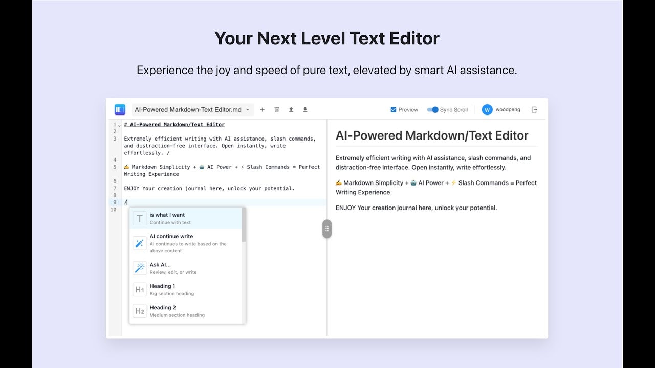 FunBlocks AI Markdown Editor  screenshot 8