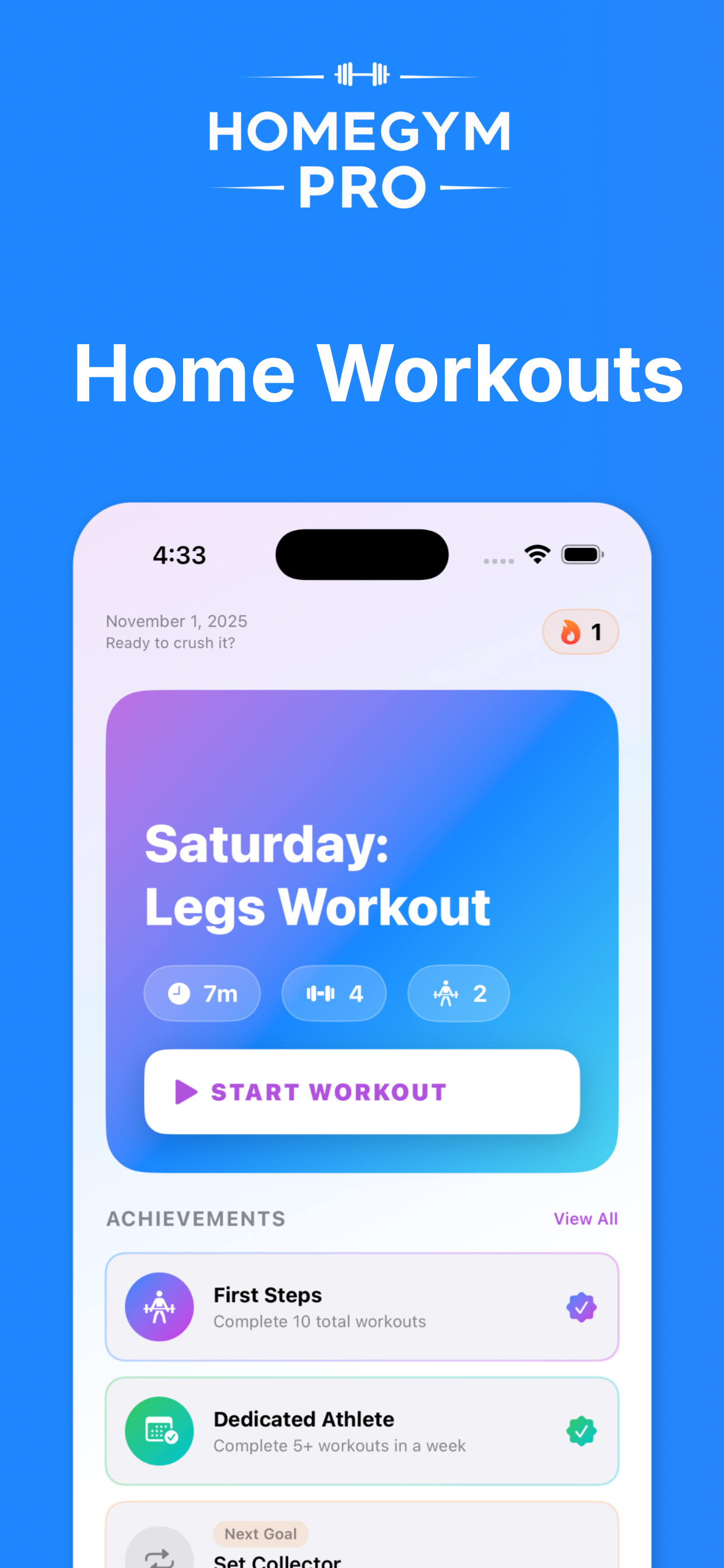Gain - AI-Powered Home Workout Planner screenshot 5
