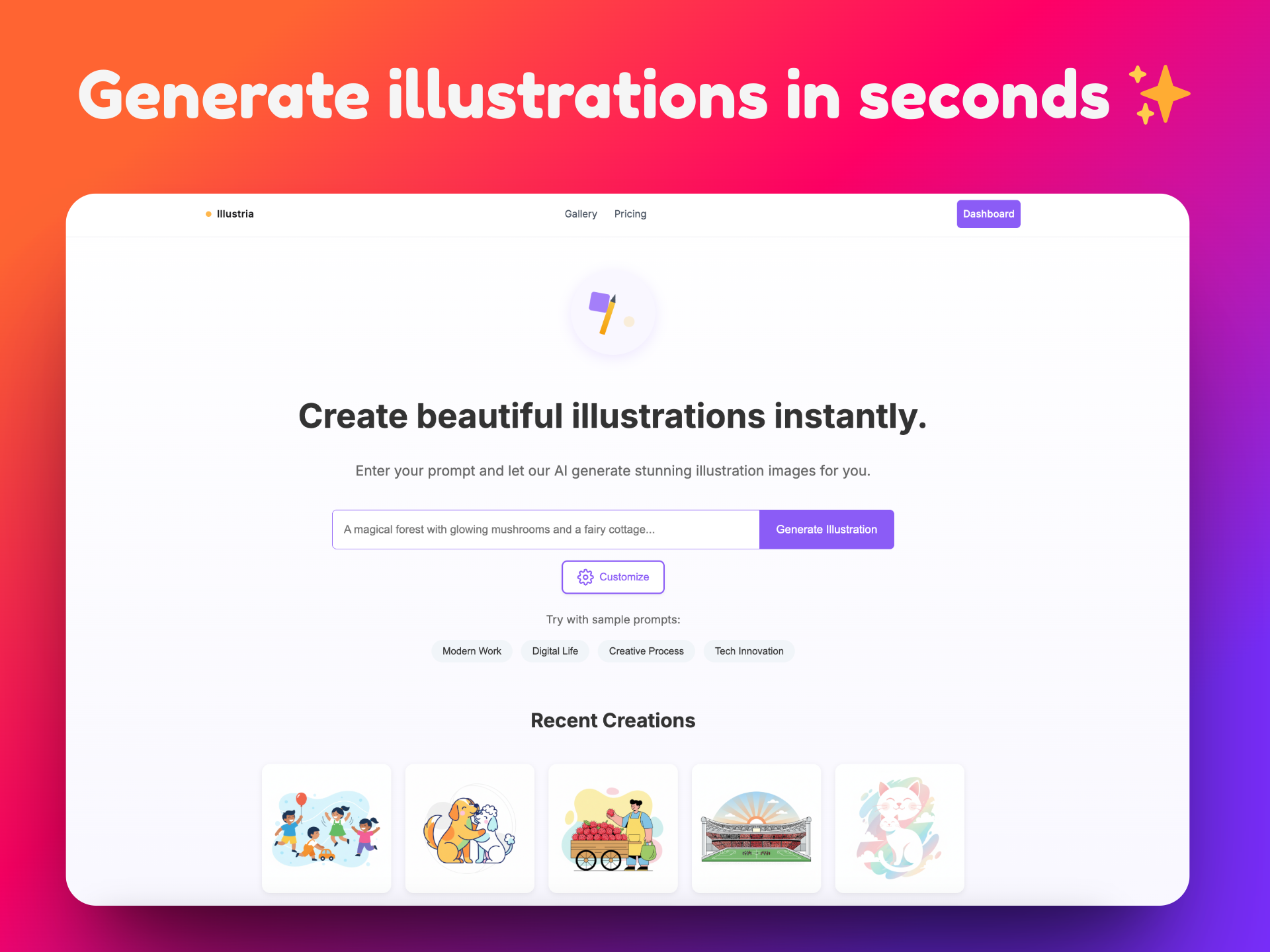 Illustria screenshot 1