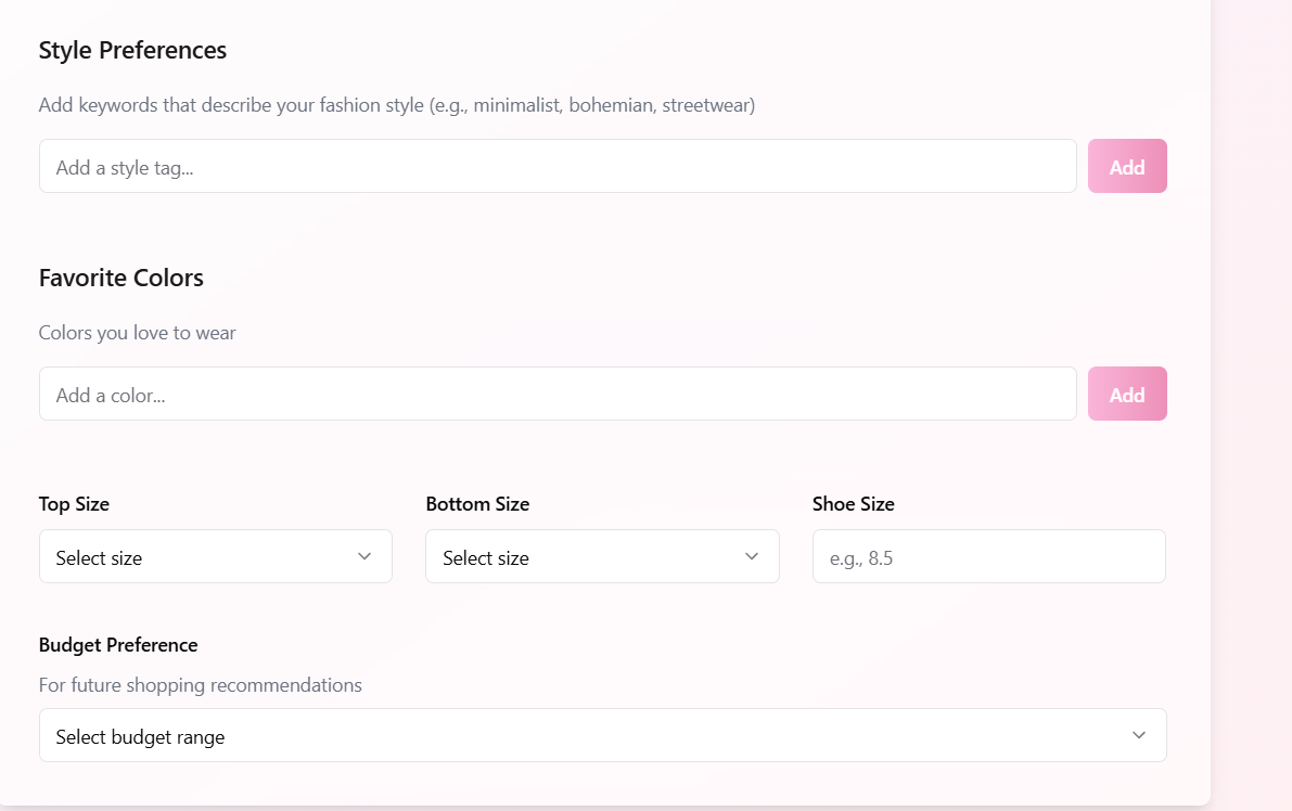 StylePal screenshot 2