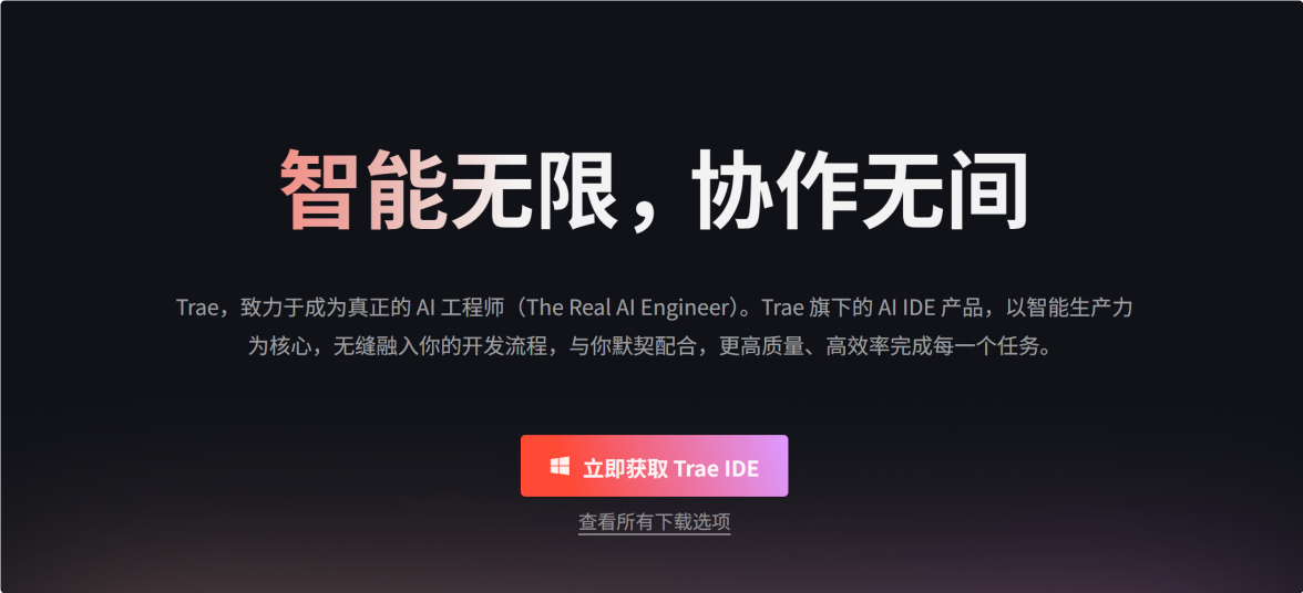 Trae AI IDE screenshot 1