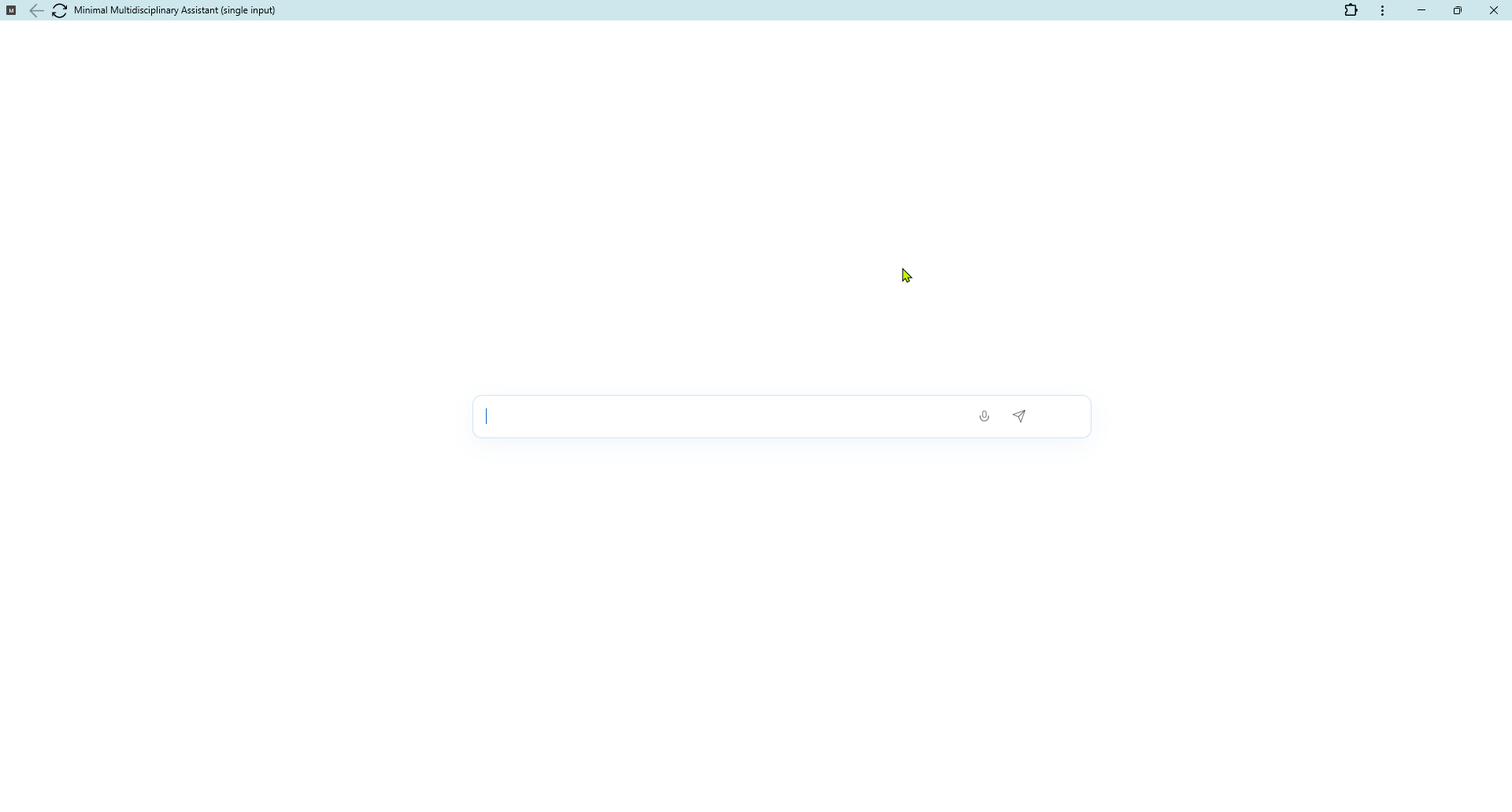 Minimal Multidisciplinary Assistant screenshot 1