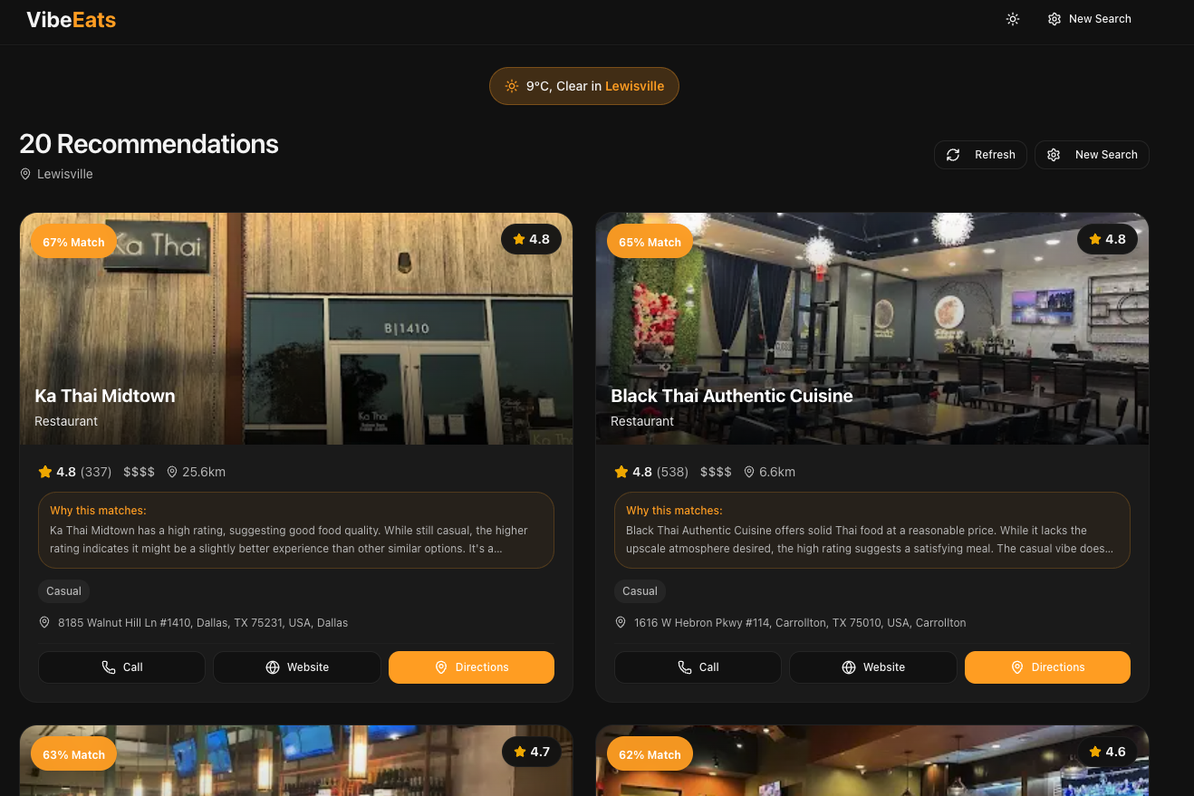 VibeEats screenshot 14