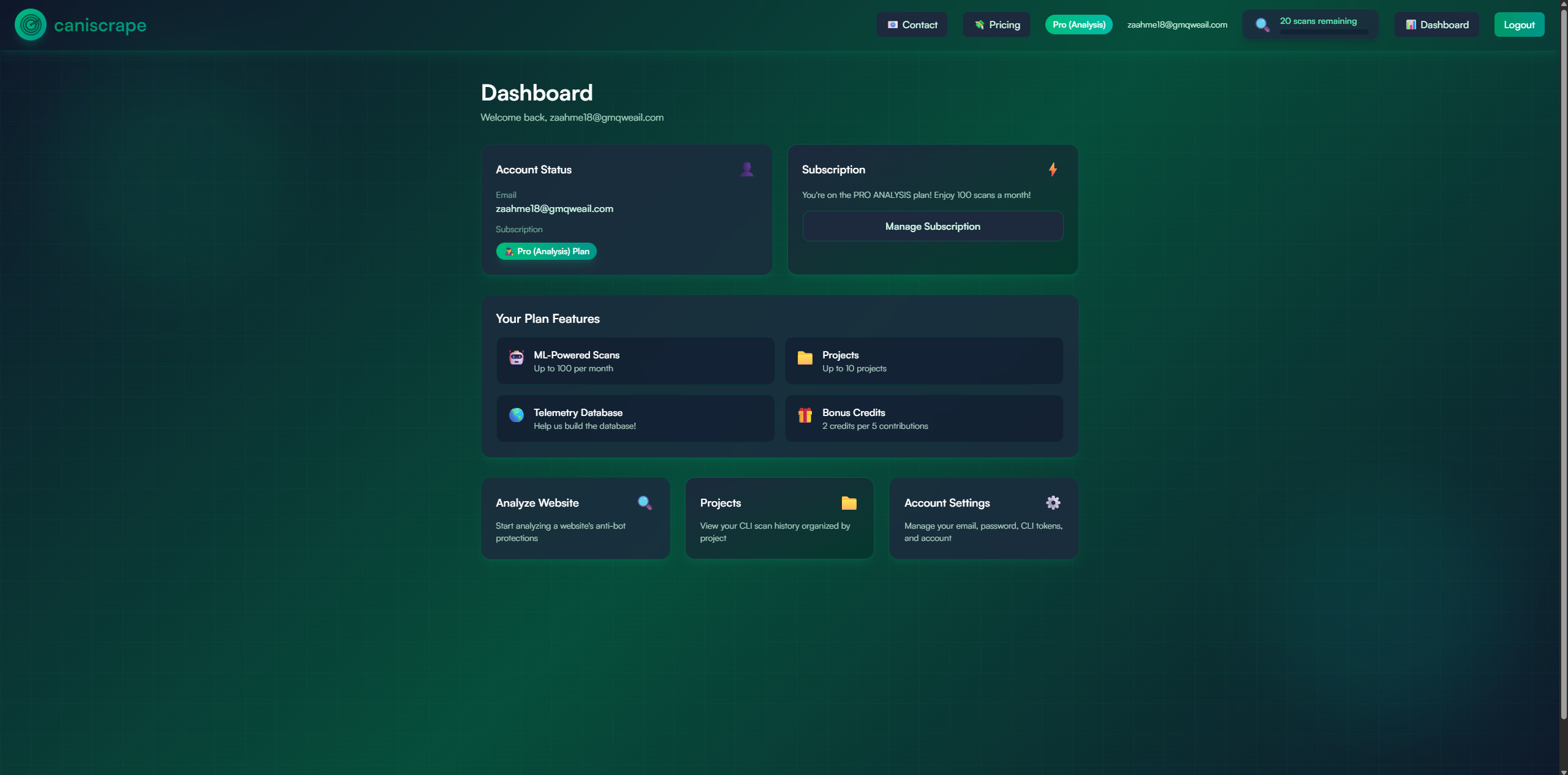 caniscrape screenshot 3