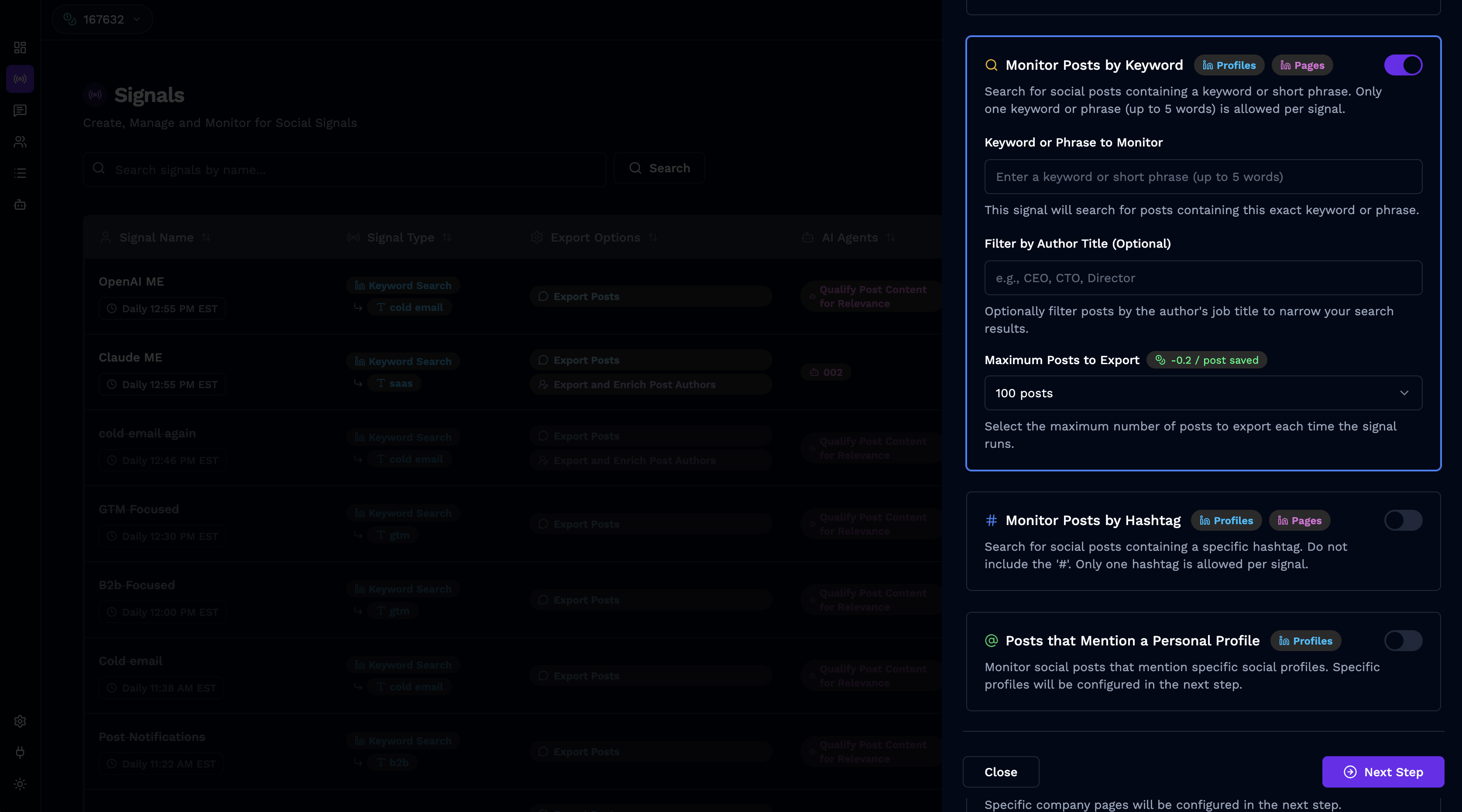 getsignals(in) screenshot 3