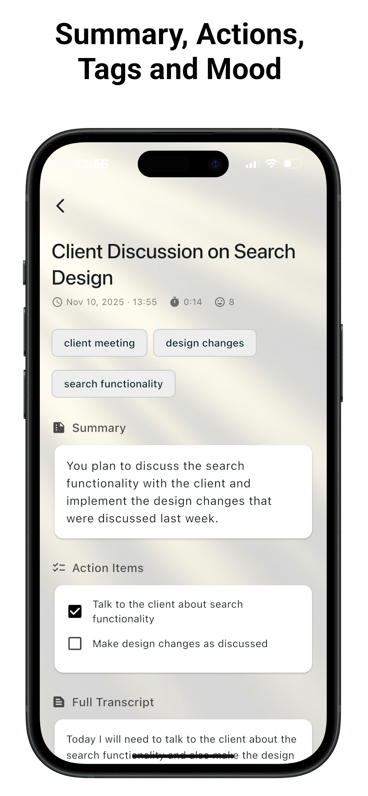 Narrate: AI Journal screenshot 2