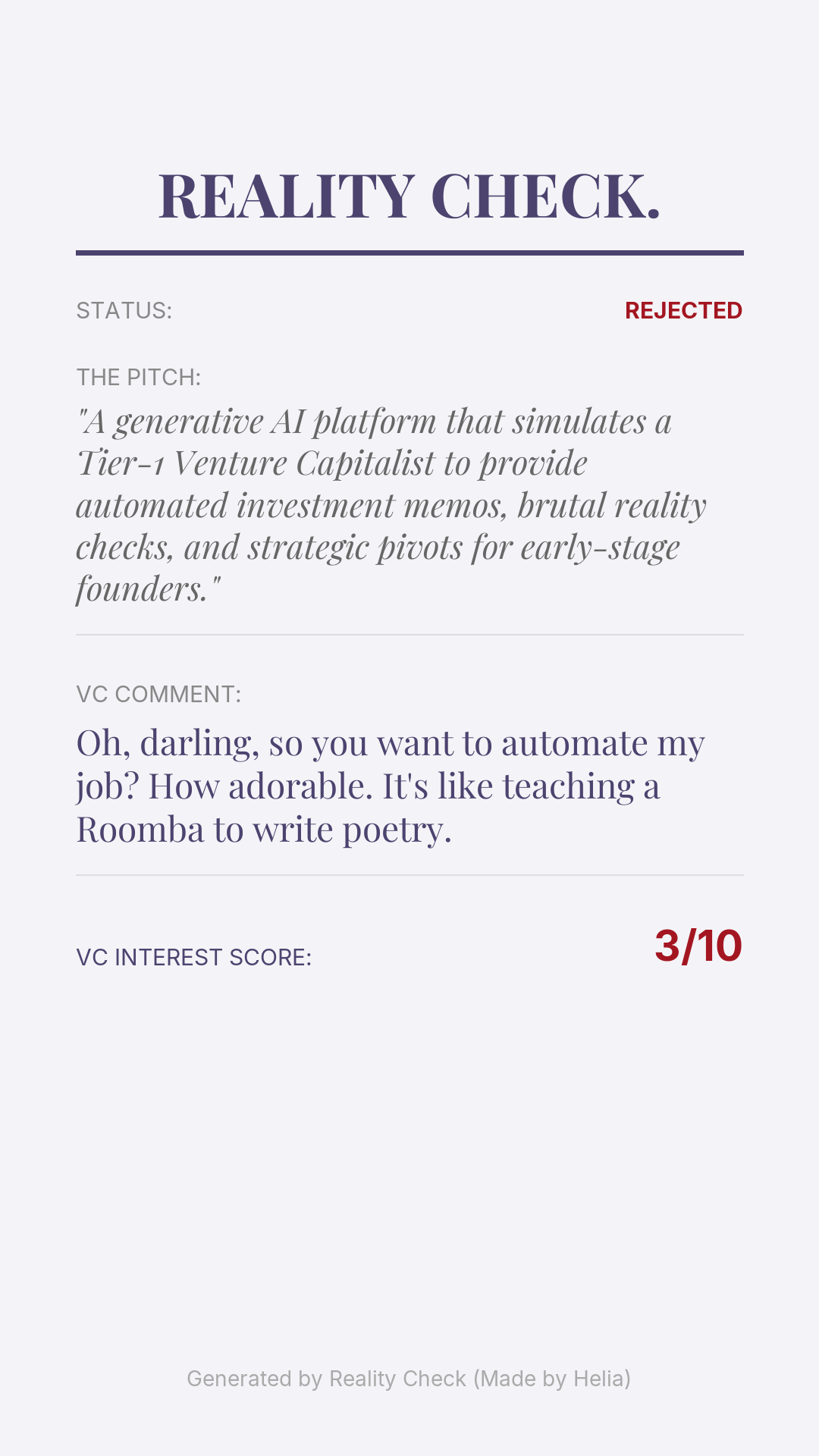 Reality Check. screenshot 4