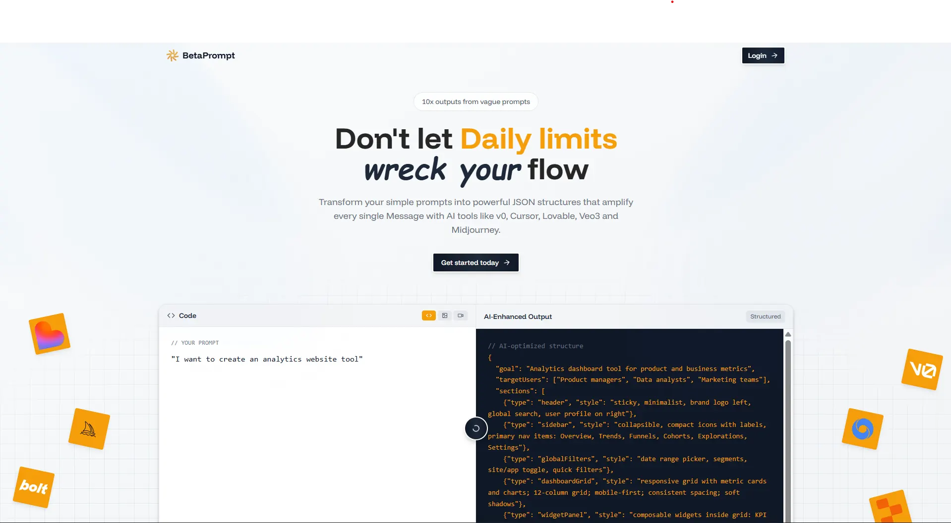 BetaPrompt screenshot 1