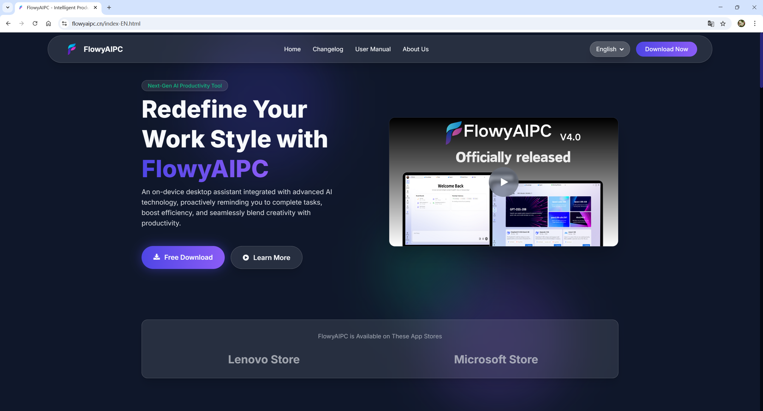 FlowyAIPC screenshot 2