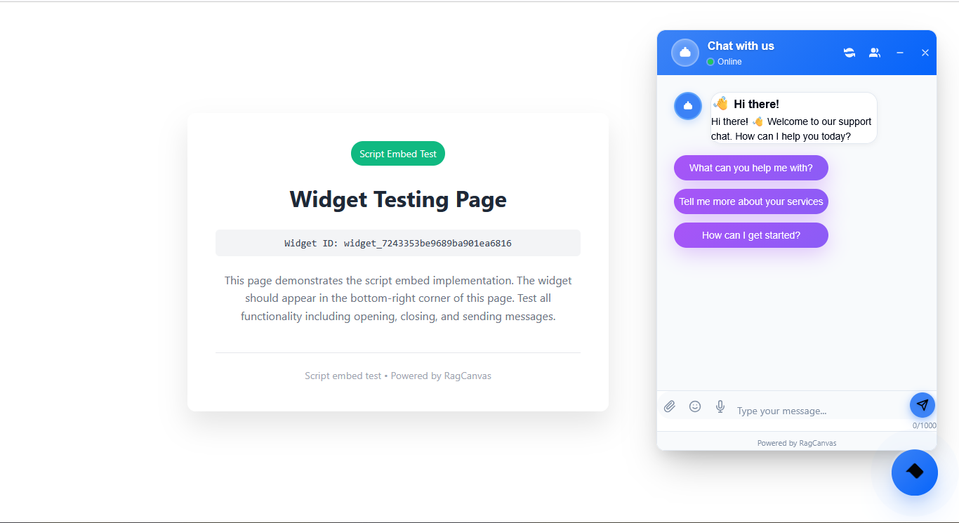 RAGcanvas Enterprise AI Chatbot Platform screenshot 5