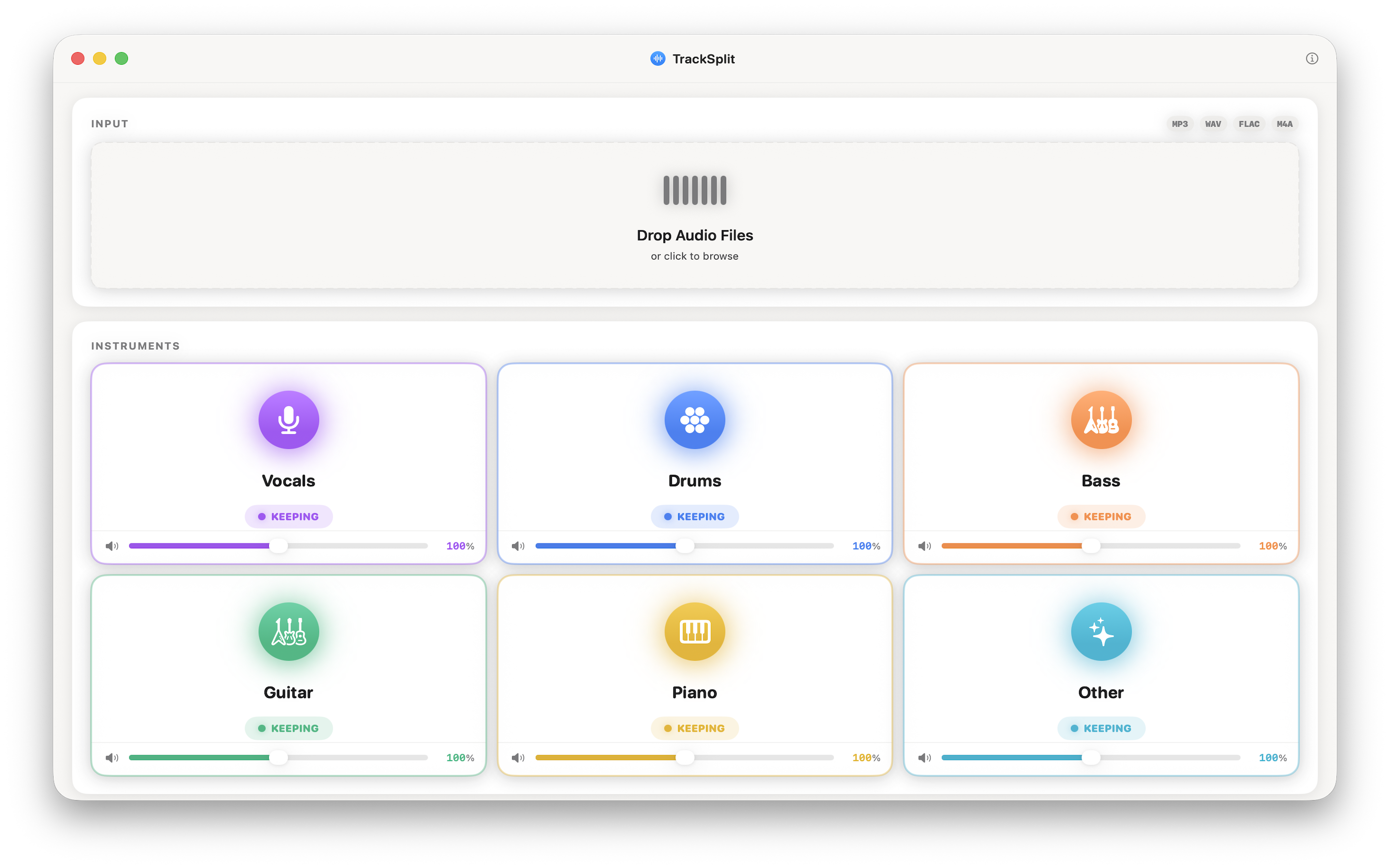TrackSplit screenshot 2