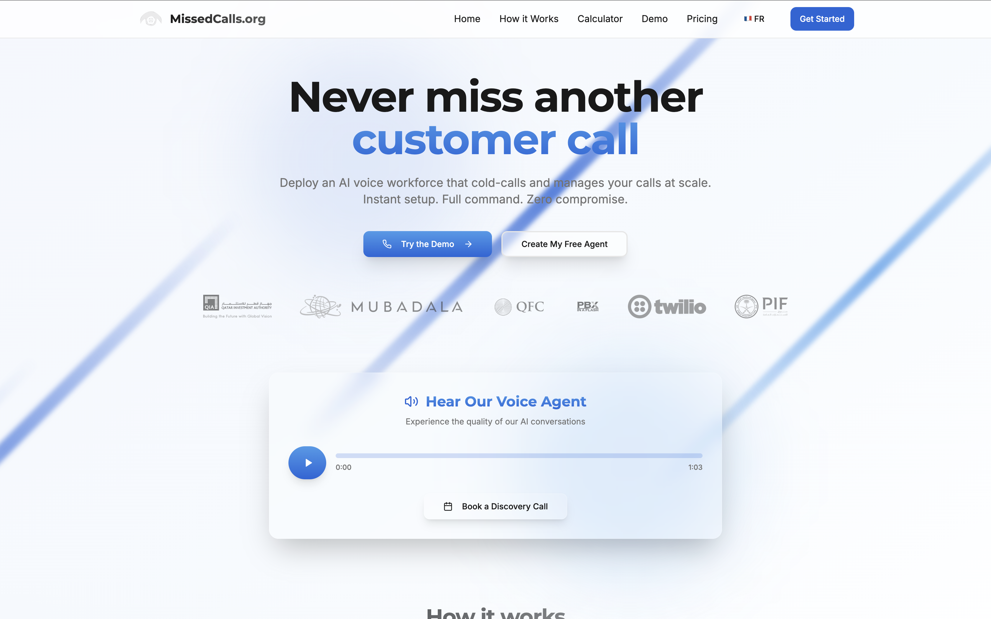 MissedCalls.org screenshot 1