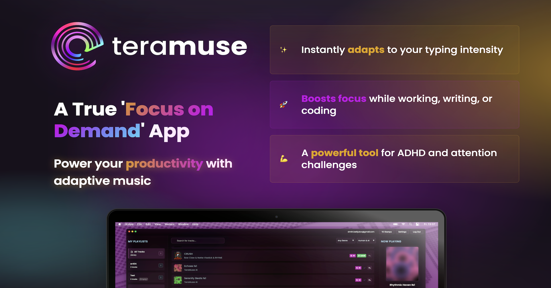 Teramuse.com screenshot 1