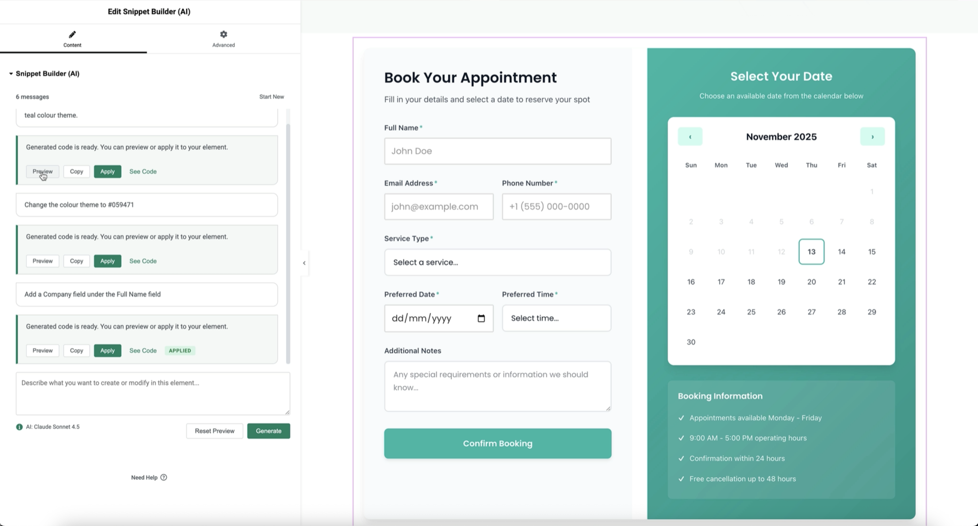 Powerful AI addons for Elementor screenshot 4