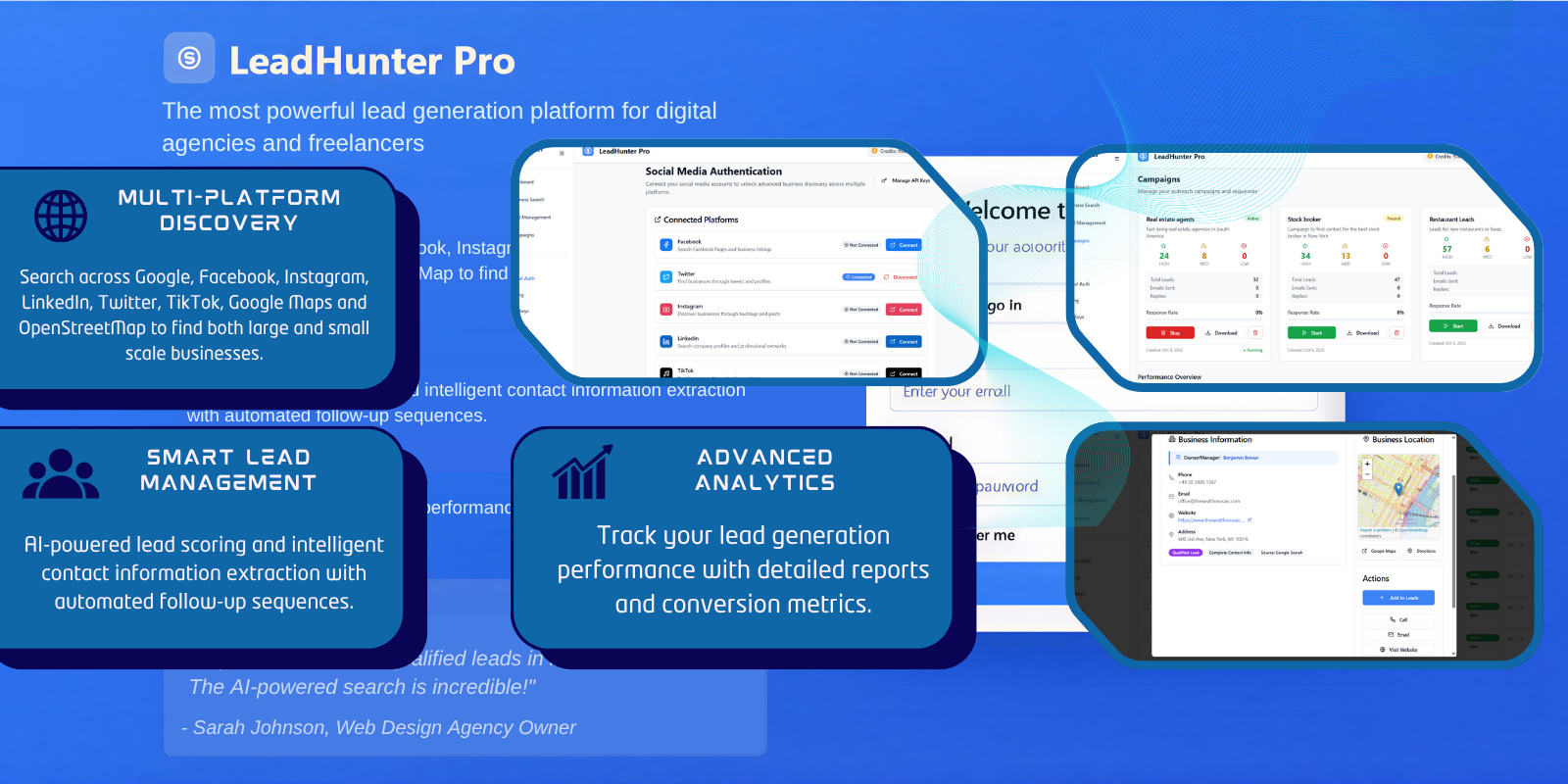 LeadHunter Pro screenshot 1