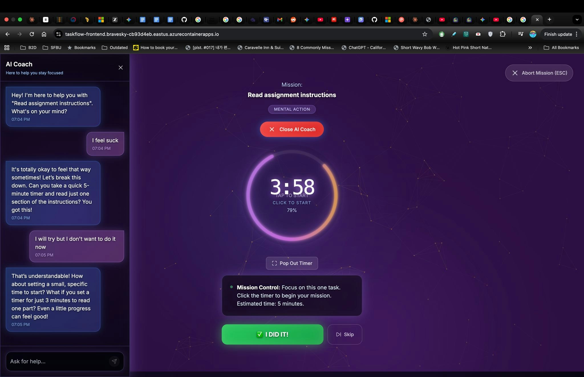 TaskFlow AI for ADHD screenshot 4