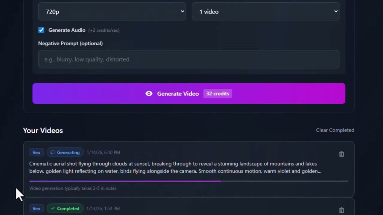 GenVid AI - AI Video Generator screenshot 1