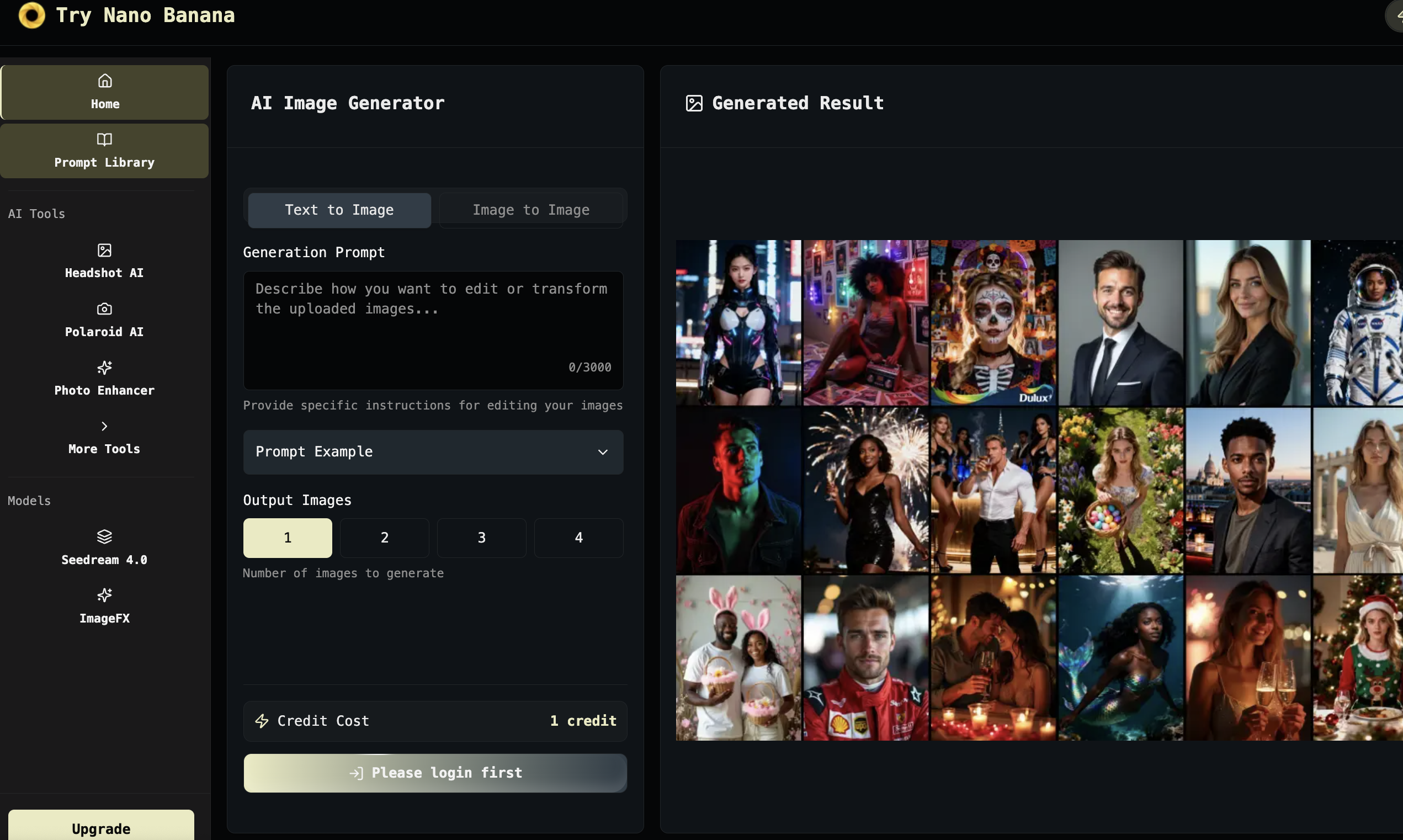 Try Nano Banana screenshot 1