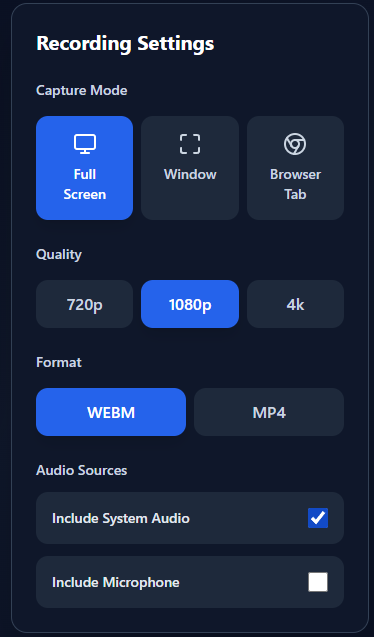 screenrecpro screenshot 2