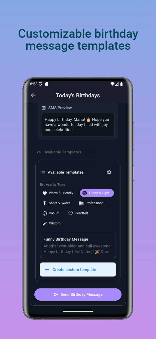 Birthday Nudge screenshot 4