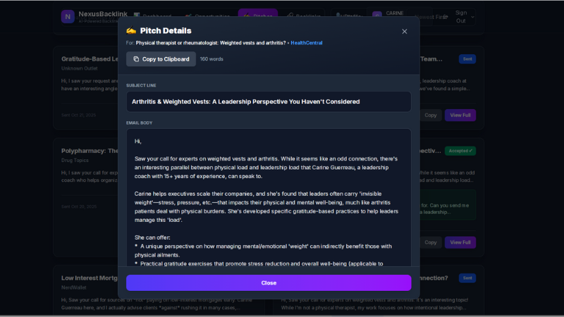 NexusBacklink screenshot 5