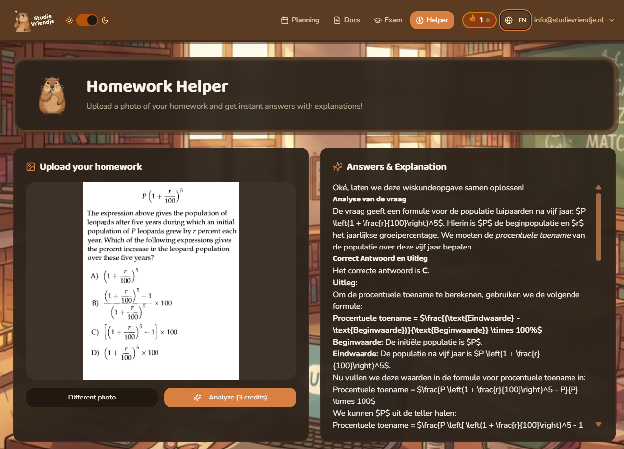 Studievriendje.nl screenshot 6