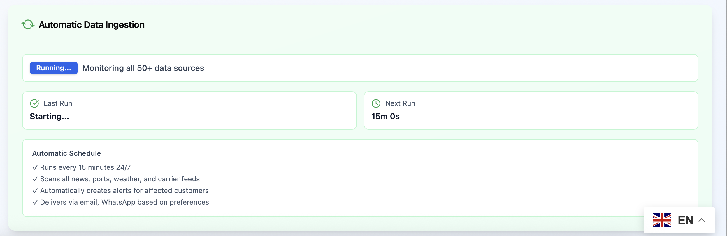 FreightAlert AI screenshot 1