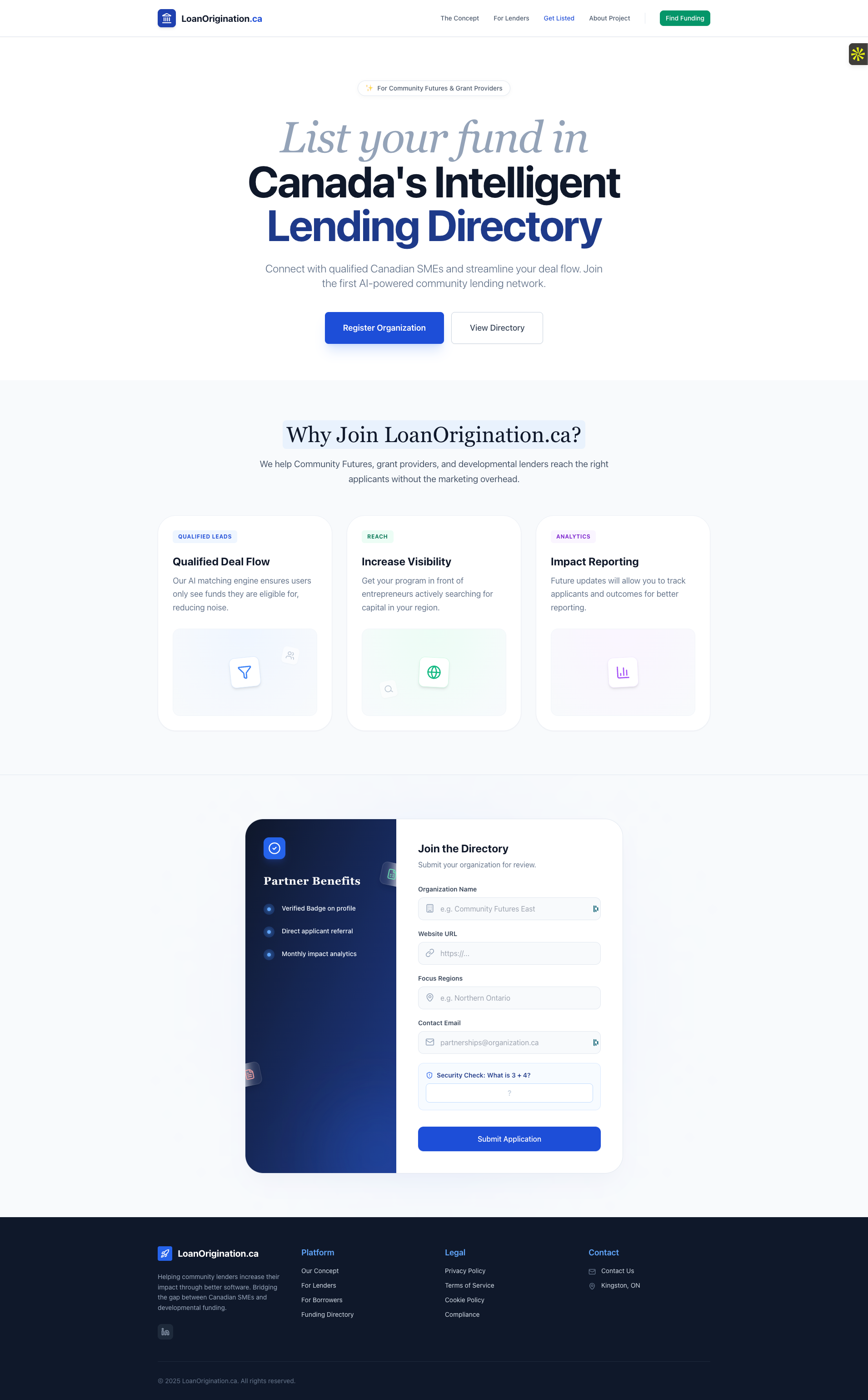 LoanOrigination.ca screenshot 2