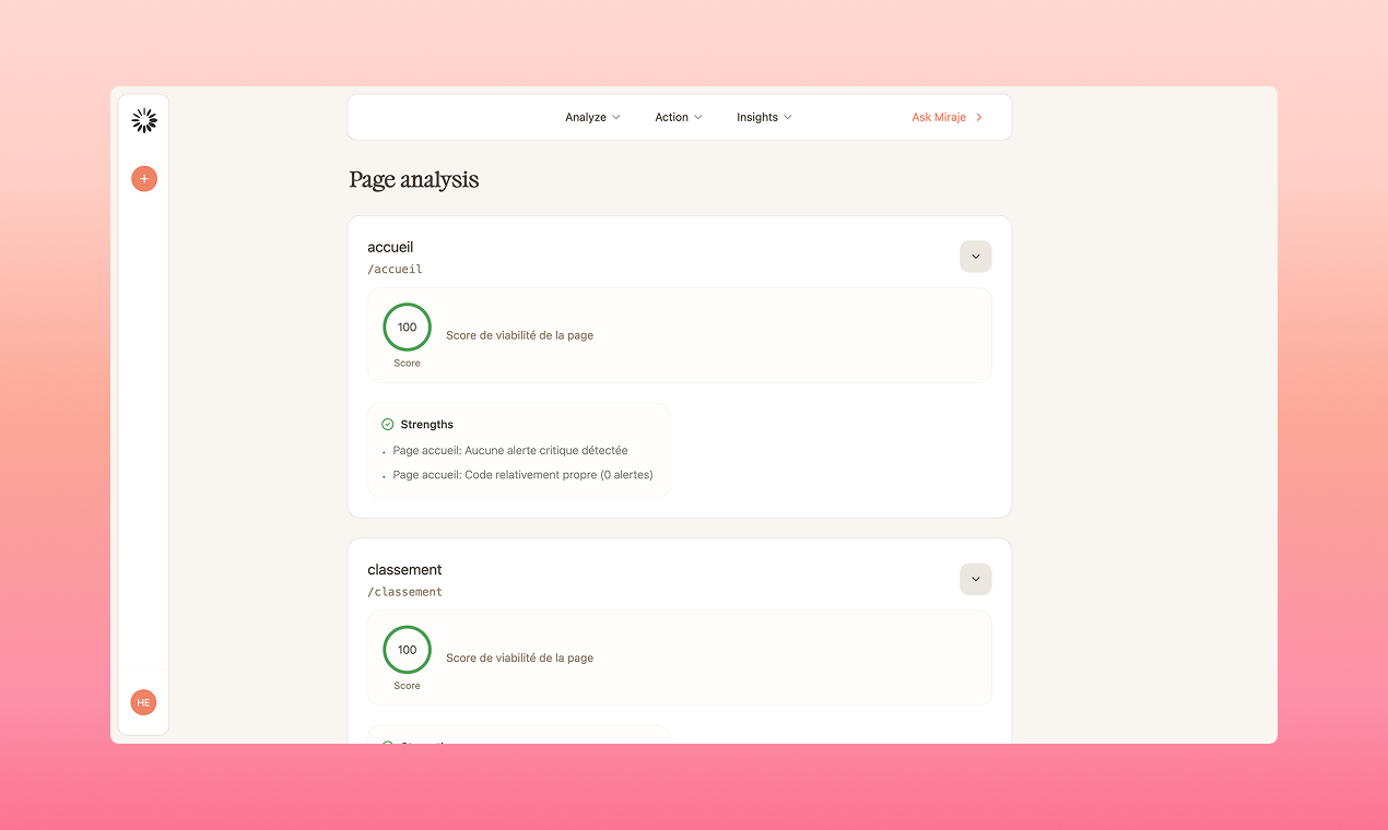 Miraje screenshot 1
