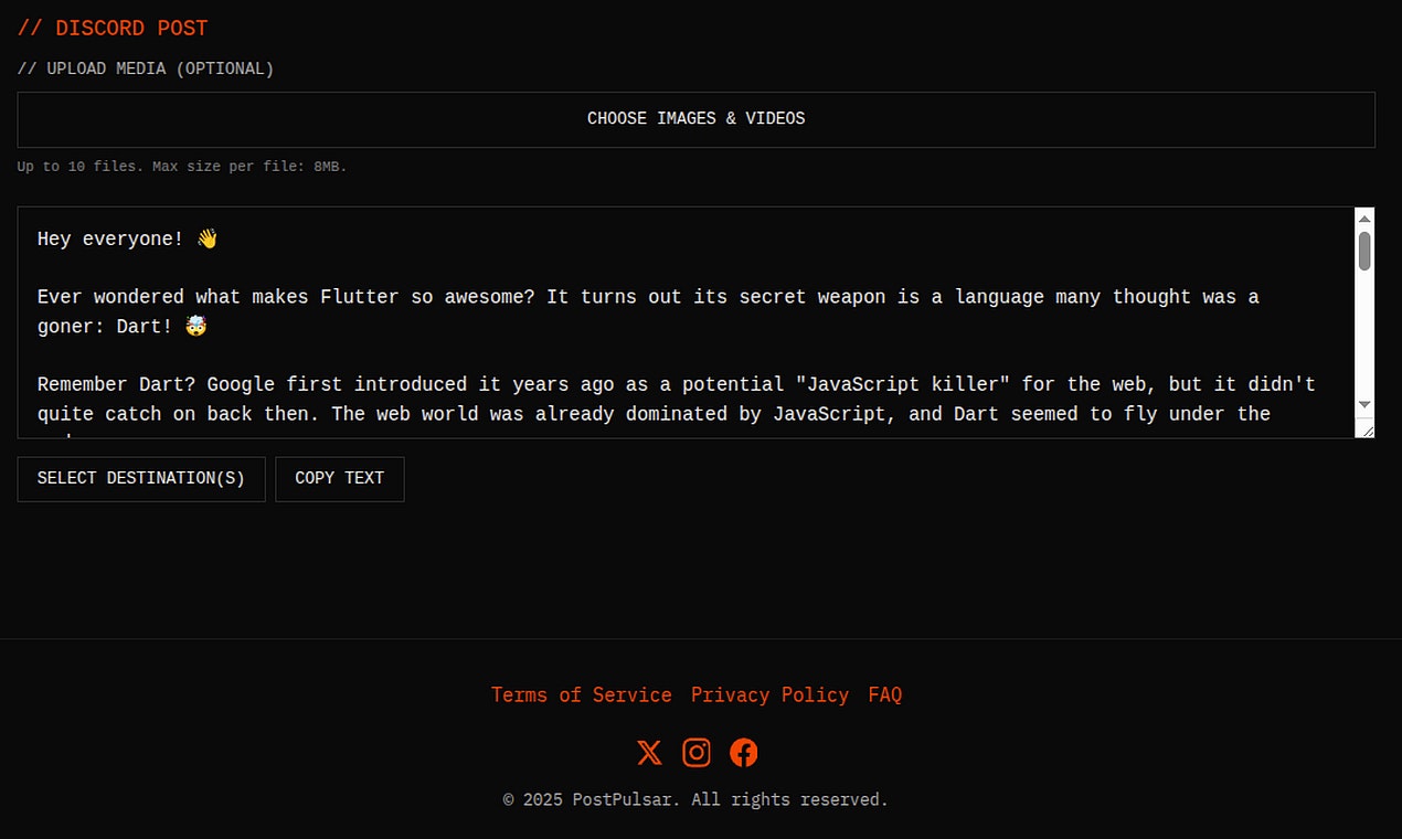 PostPulsar screenshot 9
