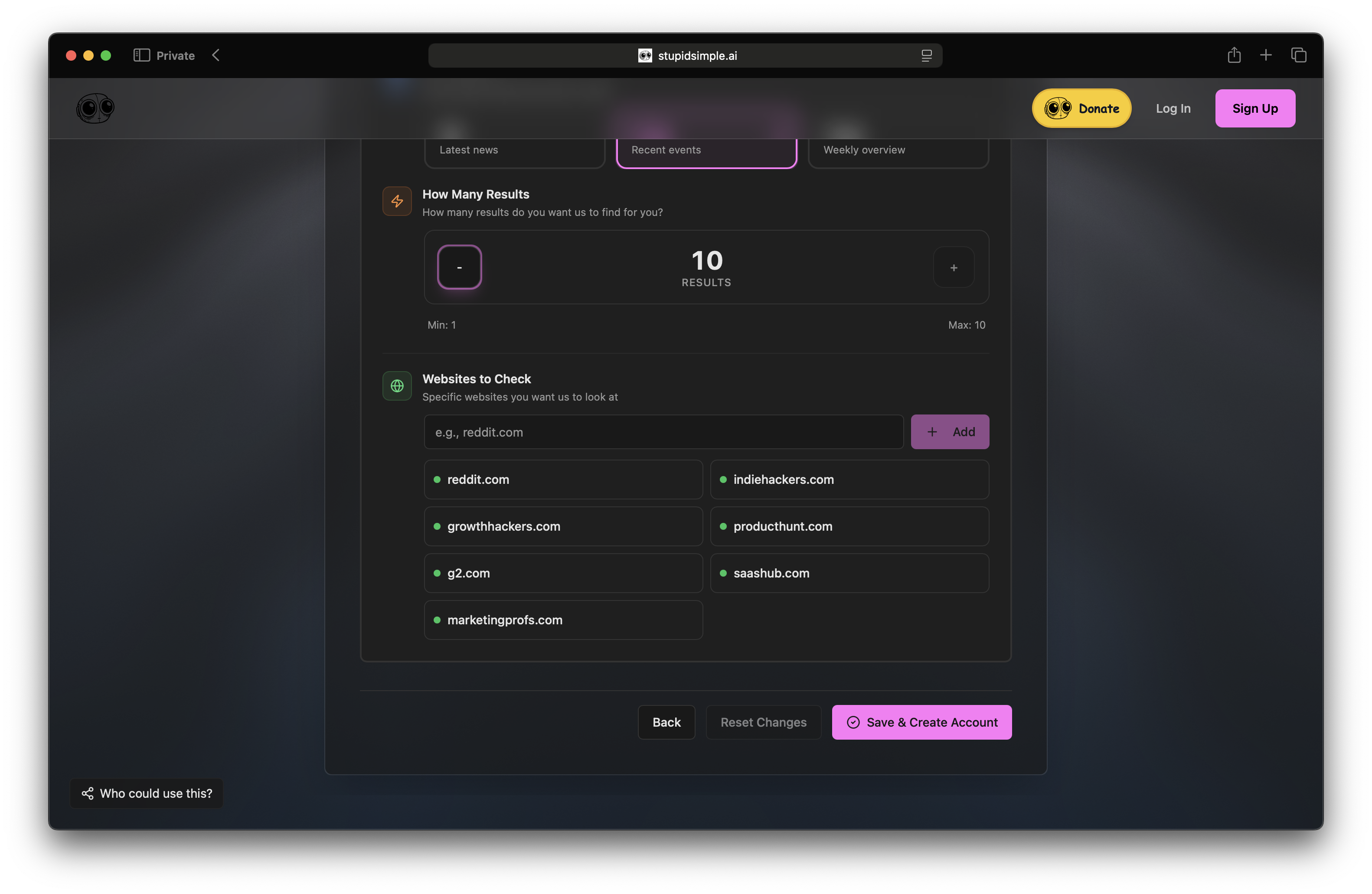 Stupid Simple AI Search screenshot 4