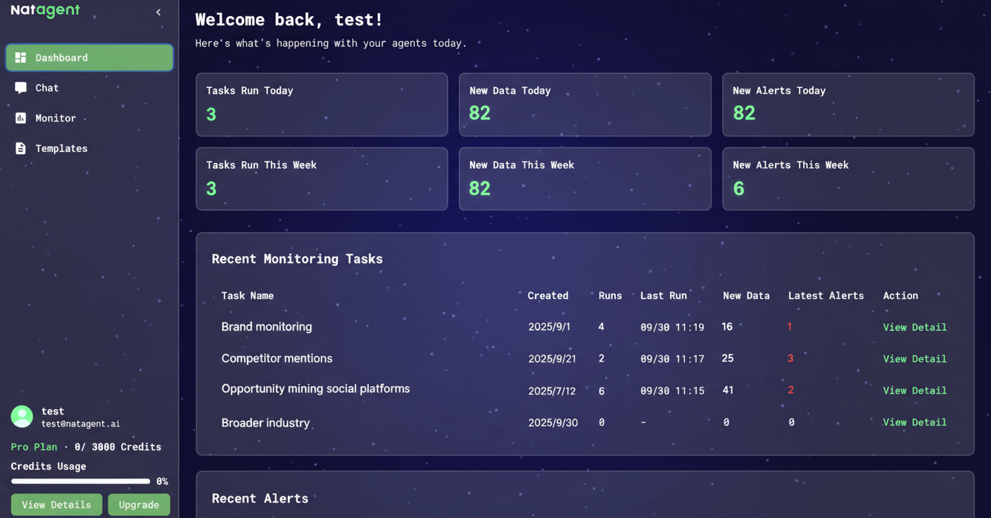 NatAgent screenshot 2