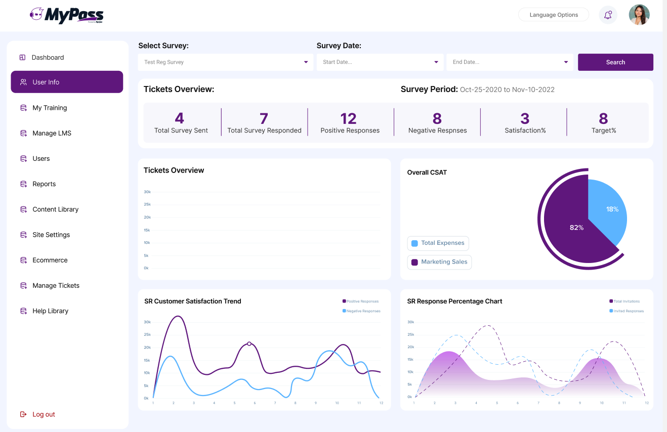 MyPass LMS screenshot 2