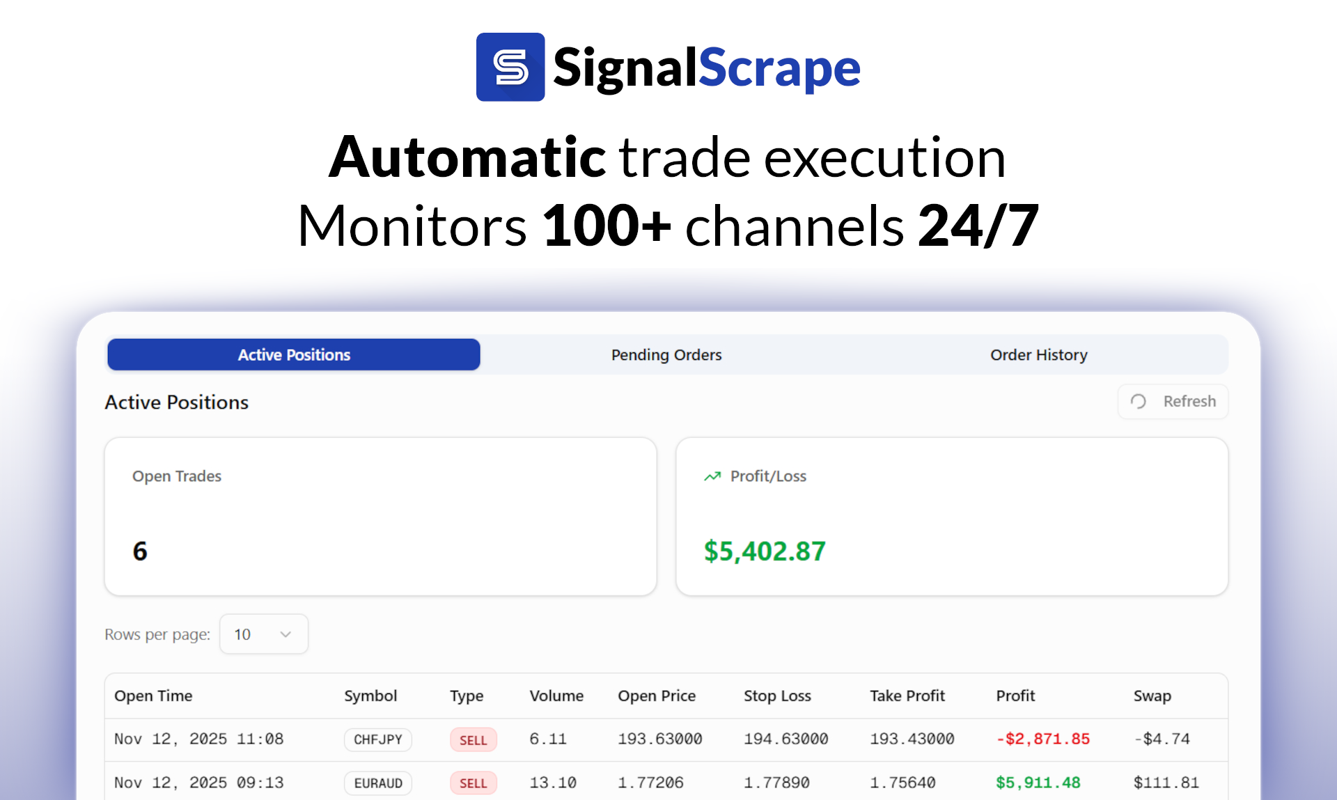 SignalScrape screenshot 3