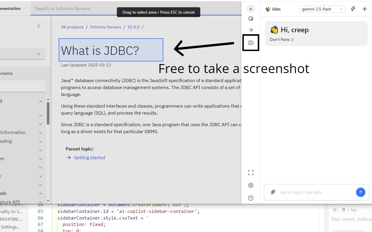 Open Source AI Chrome Extension screenshot 5