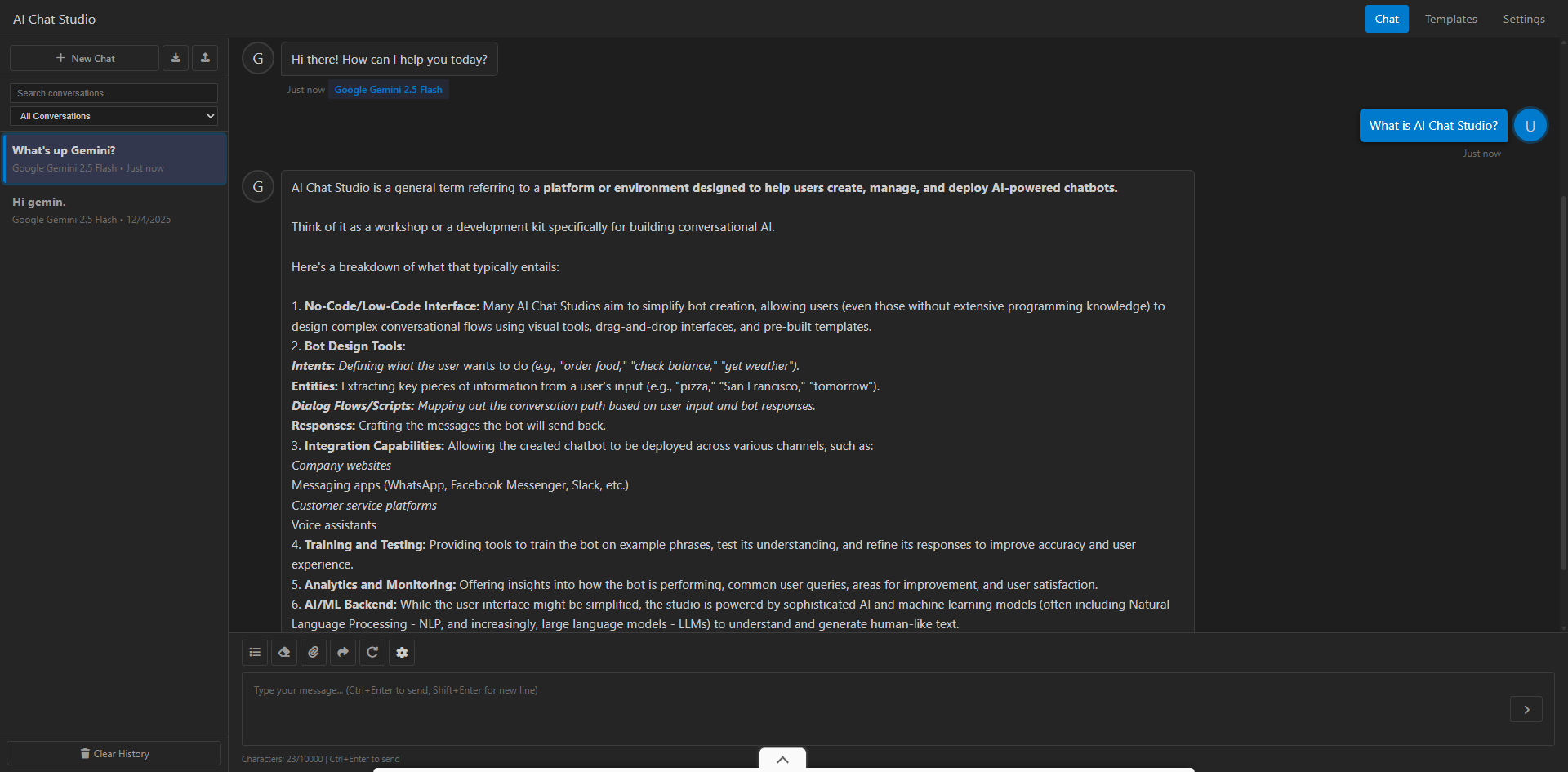 AI Chat Studio screenshot 3