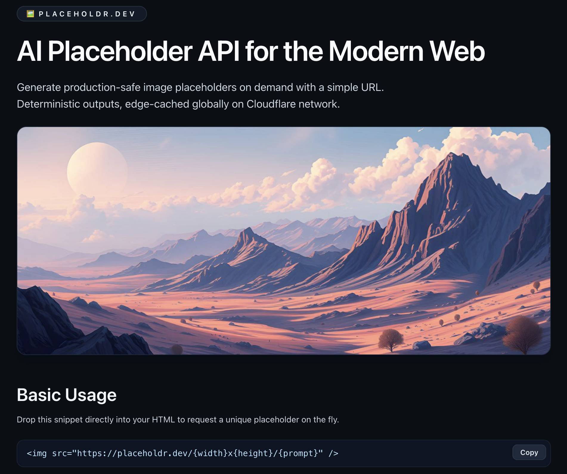 placeholdr.dev screenshot 1