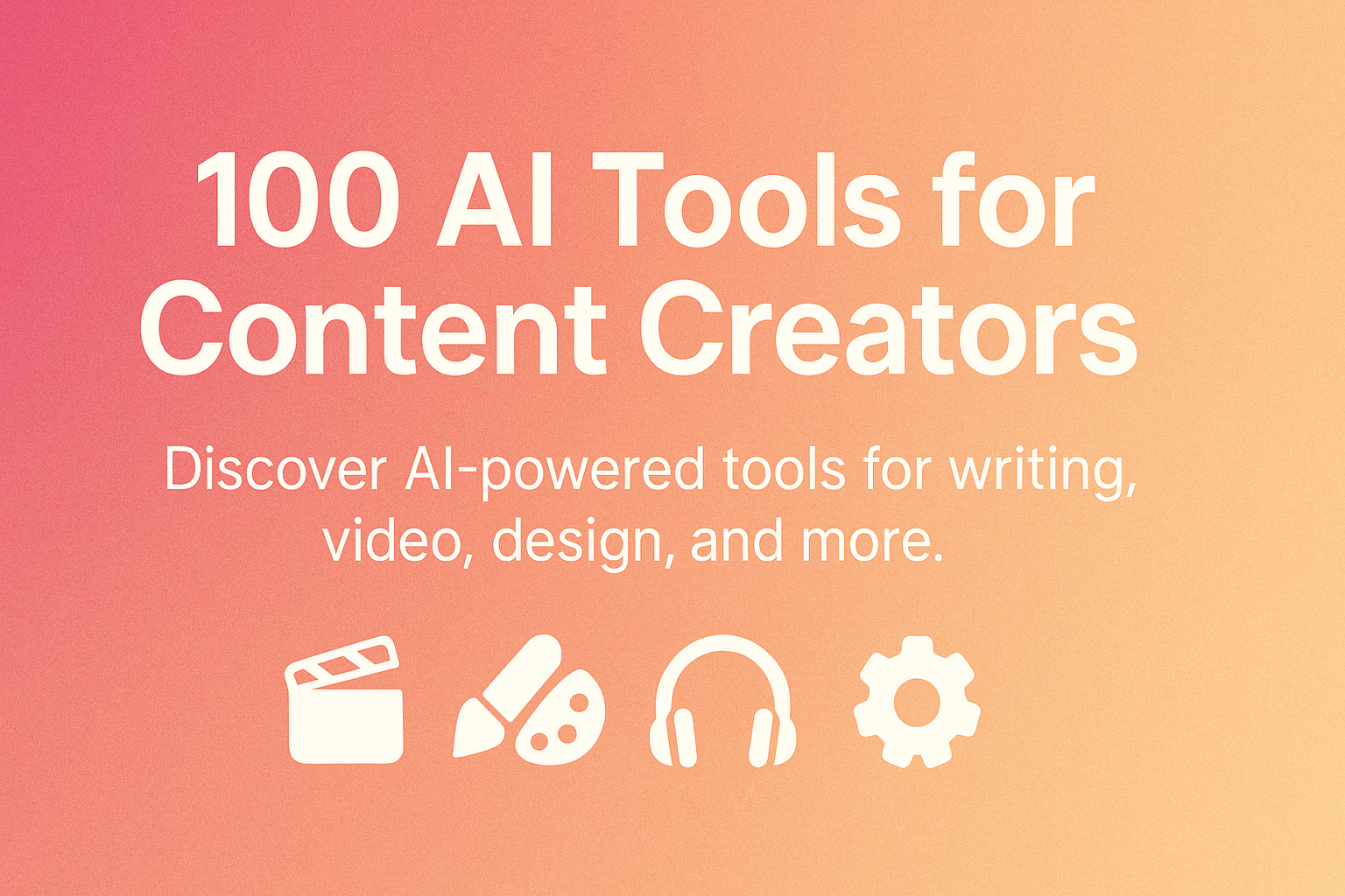 AI Tools for Content Creators screenshot 1