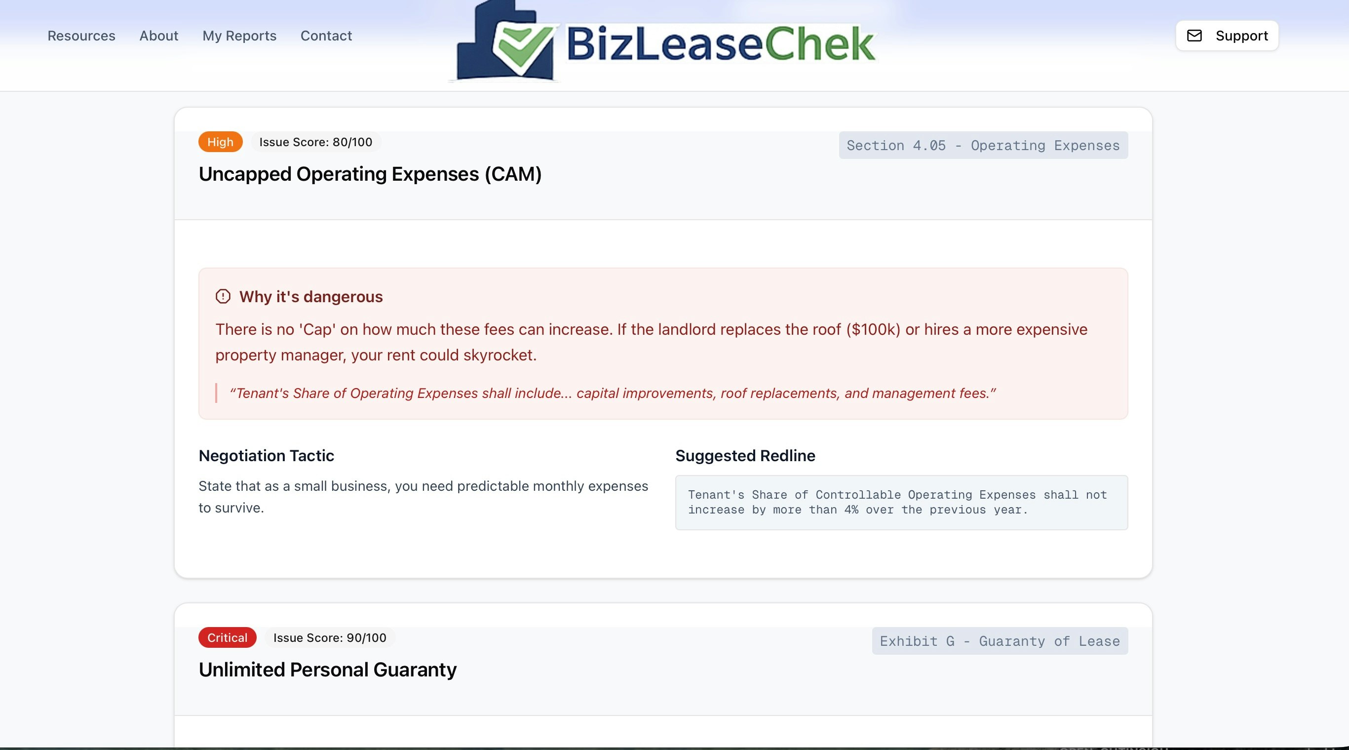 BizLeaseCheck screenshot 2