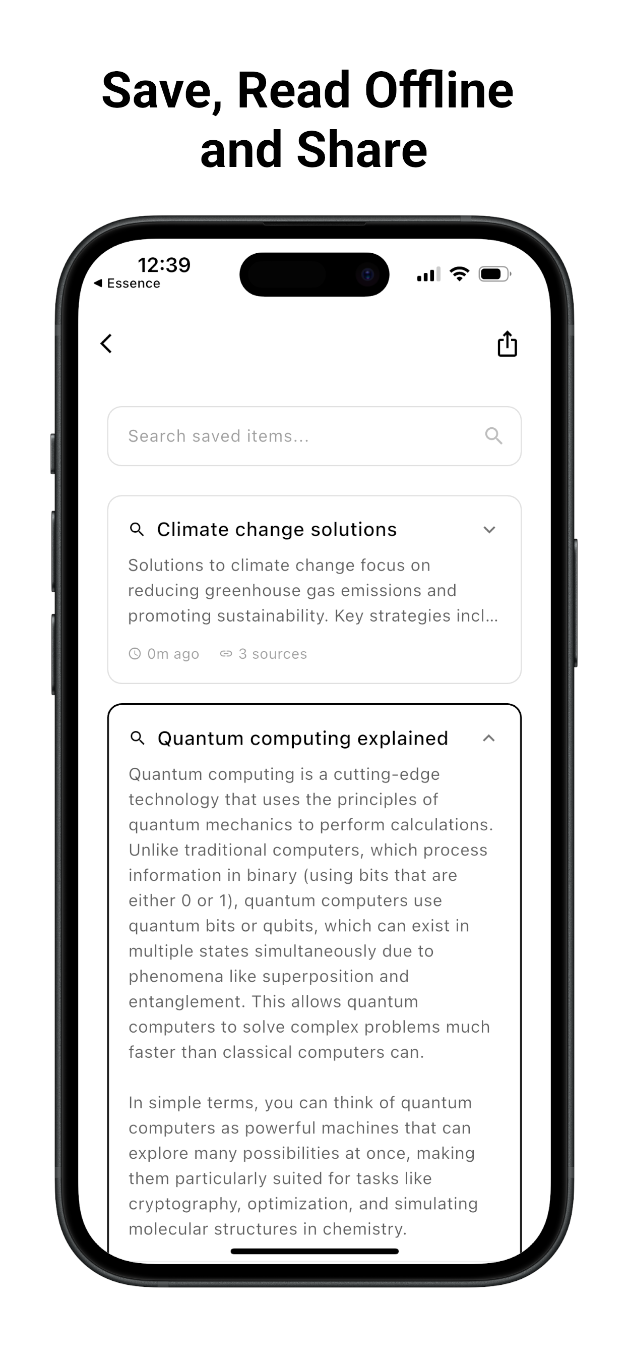 Essence: AI Search screenshot 5