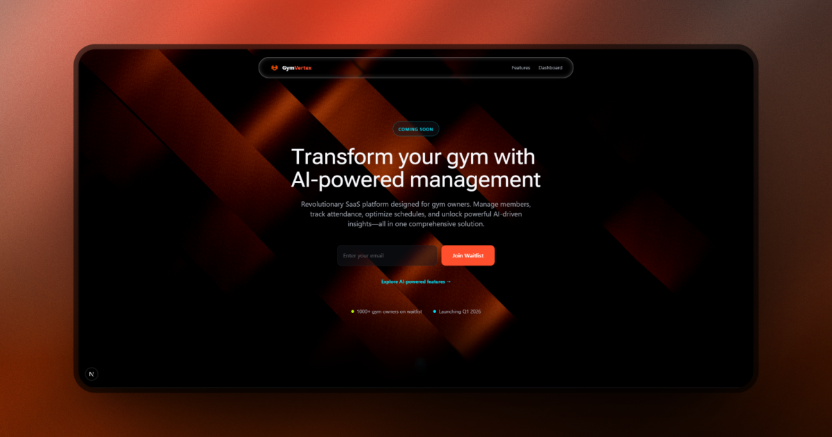 GymVertex screenshot 1