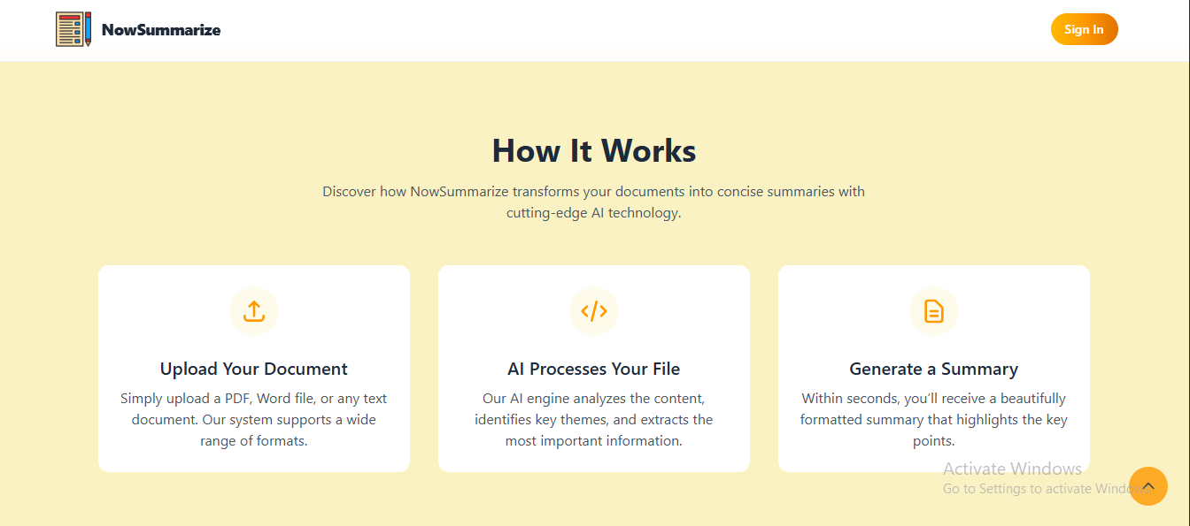 NowSummarize screenshot 3