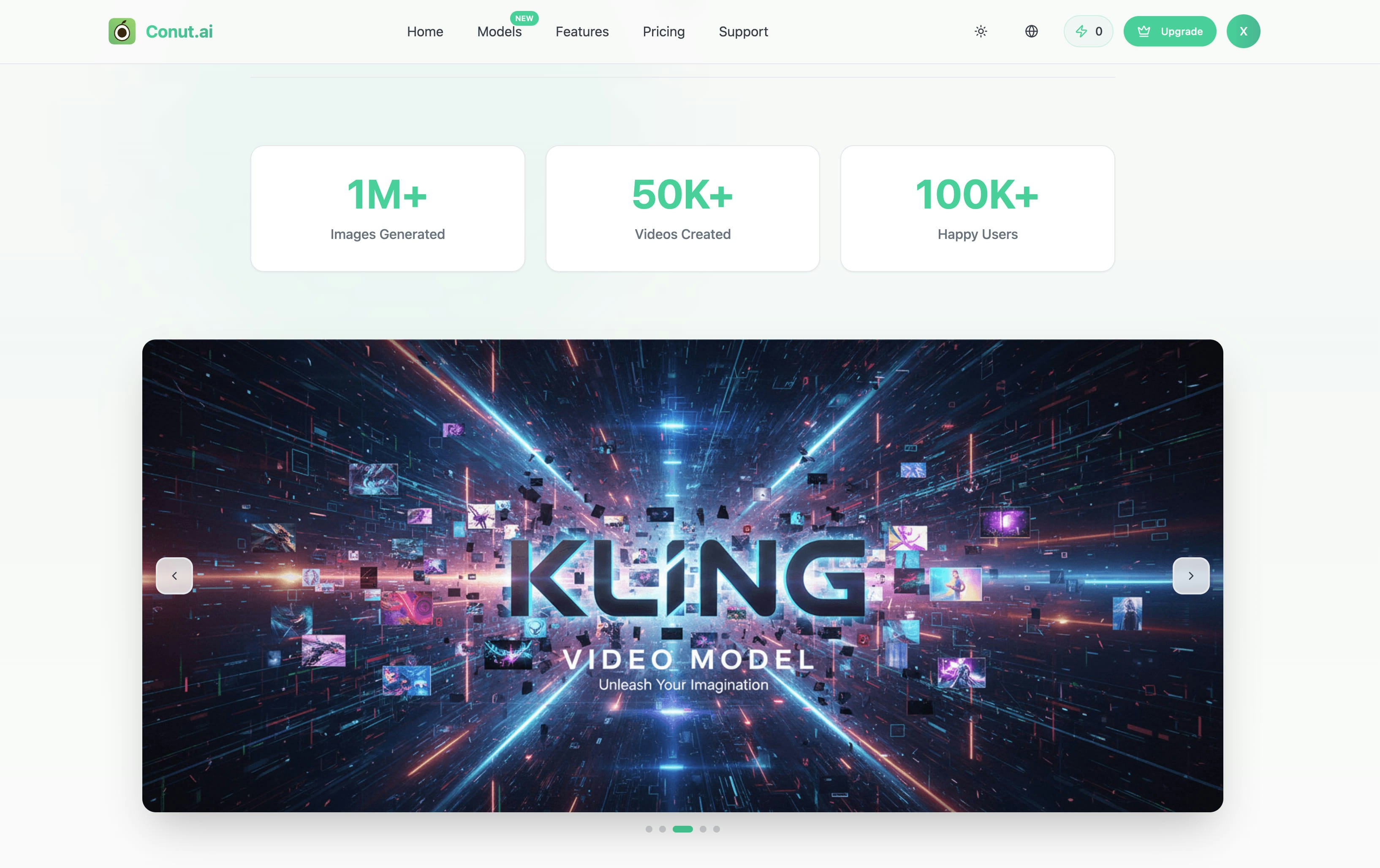 Conut — Creative workflow for AI content screenshot 1