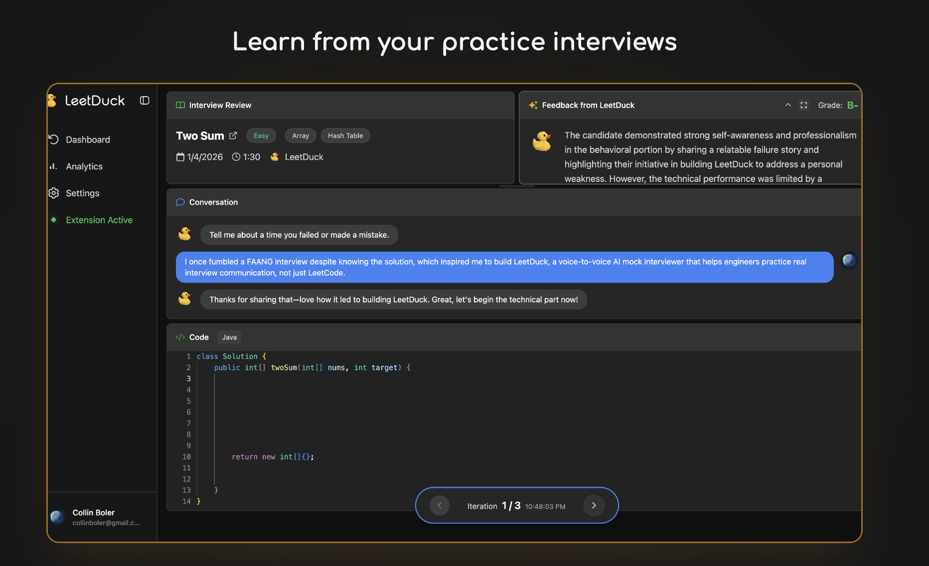 LeetDuck: LeetCode on Steroids screenshot 2