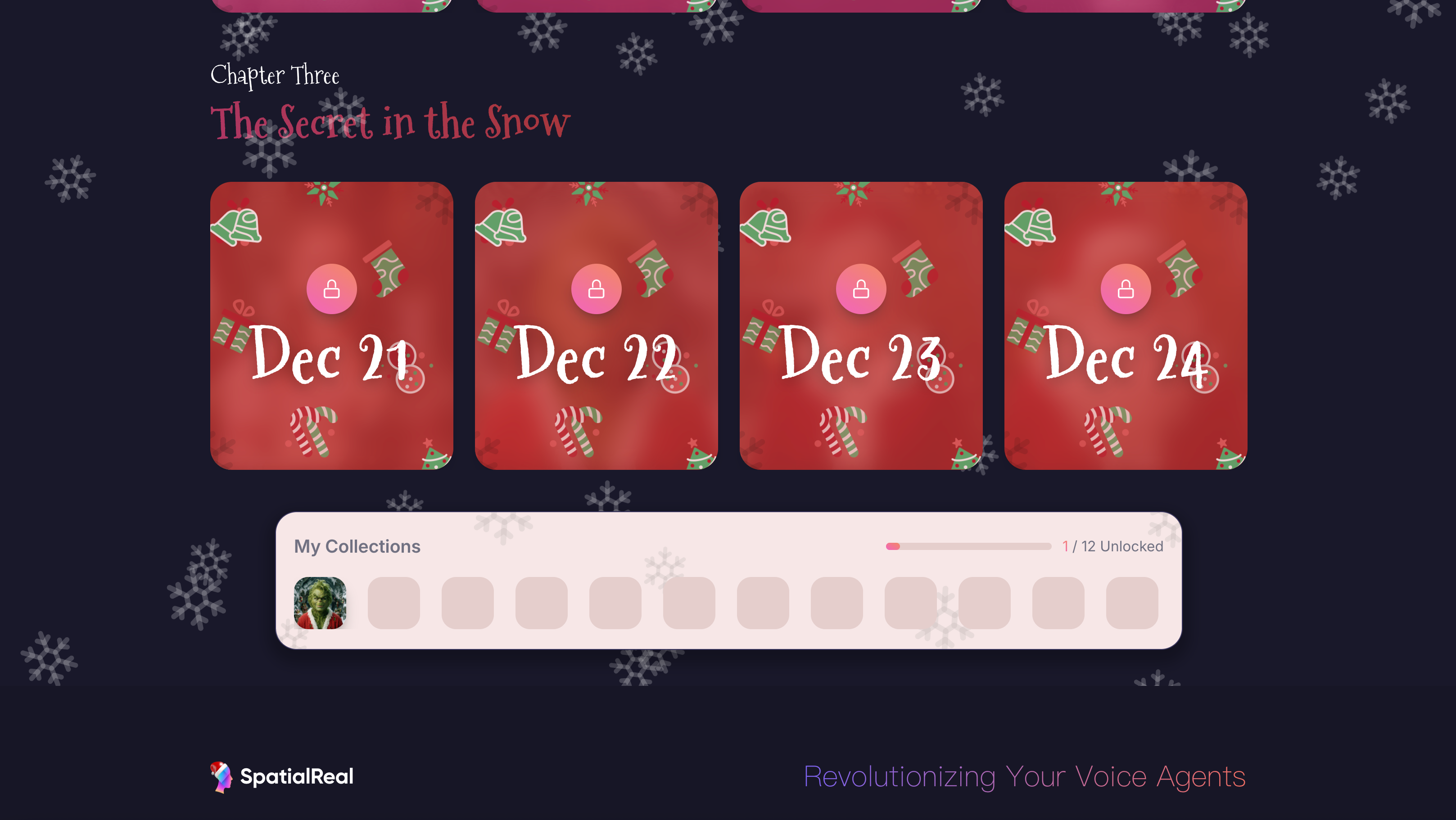 SpatialReal Christmas Calendar screenshot 7